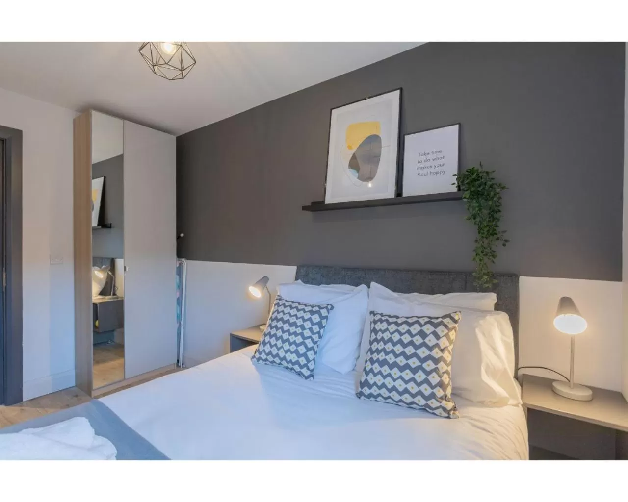 Bedroom in Central Belfast Apartments Camden Street