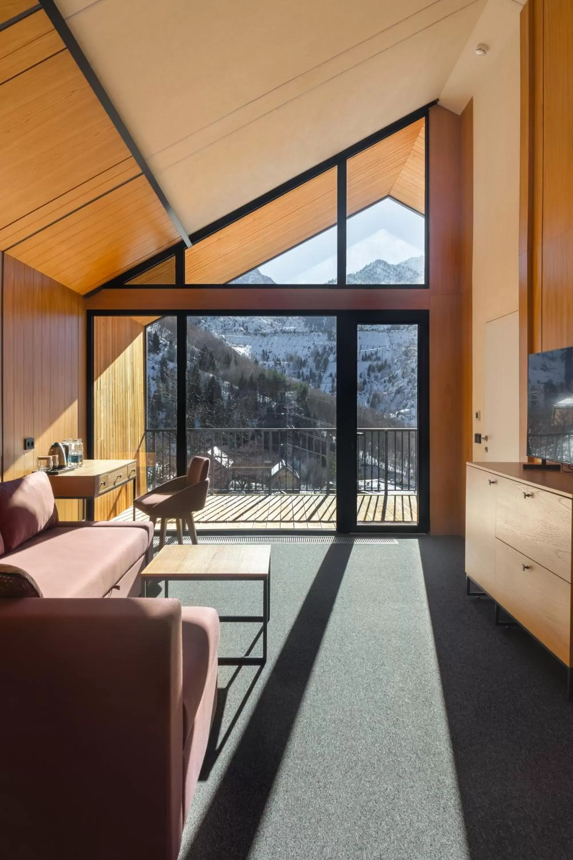 Deluxe Double Room with Balcony in Qazaq Auyl Eco Hotel Deluxe Double Room with Balcony in Qazaq Auyl Eco Hotel