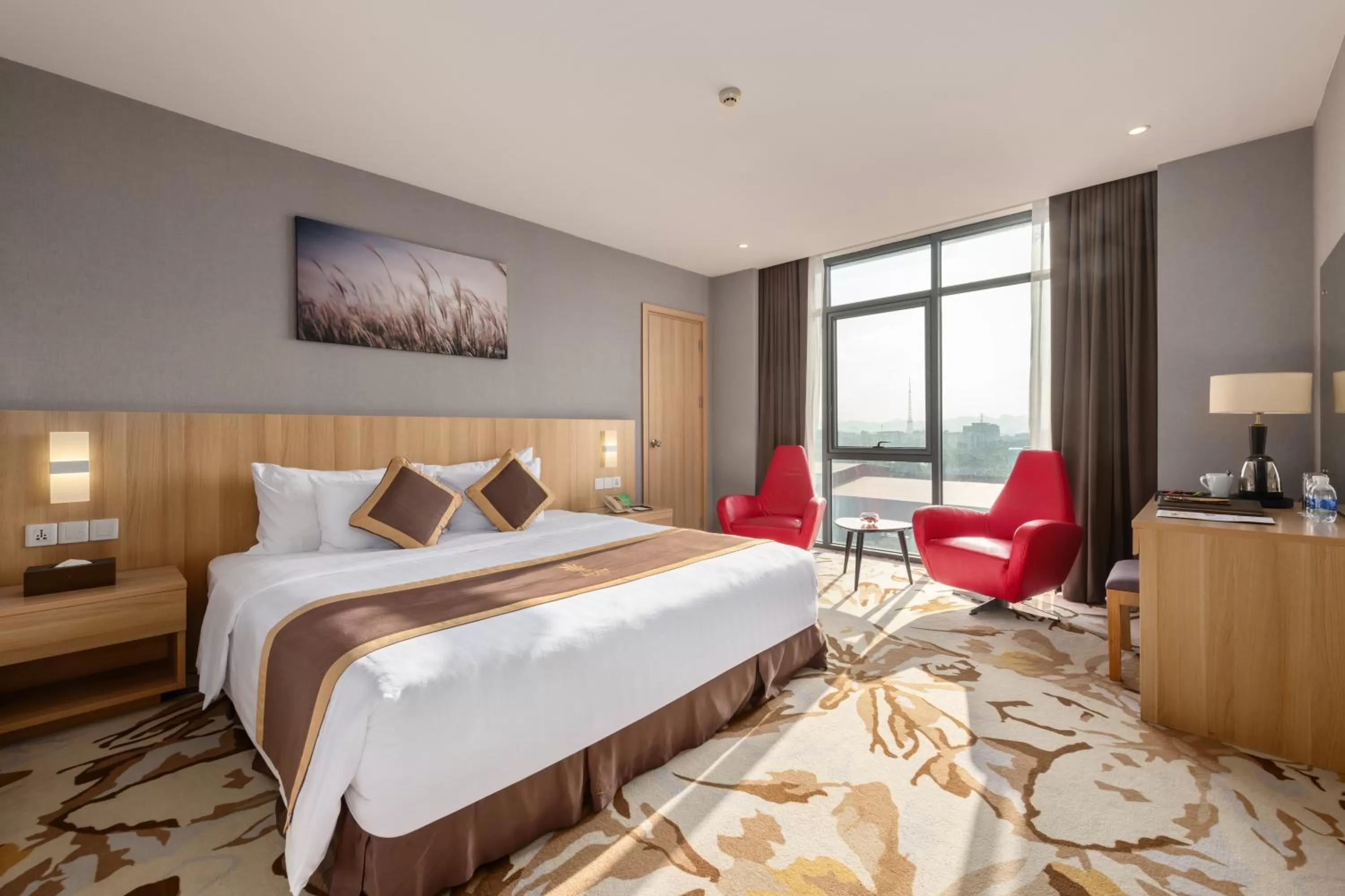 Bed in The Reed Hotel