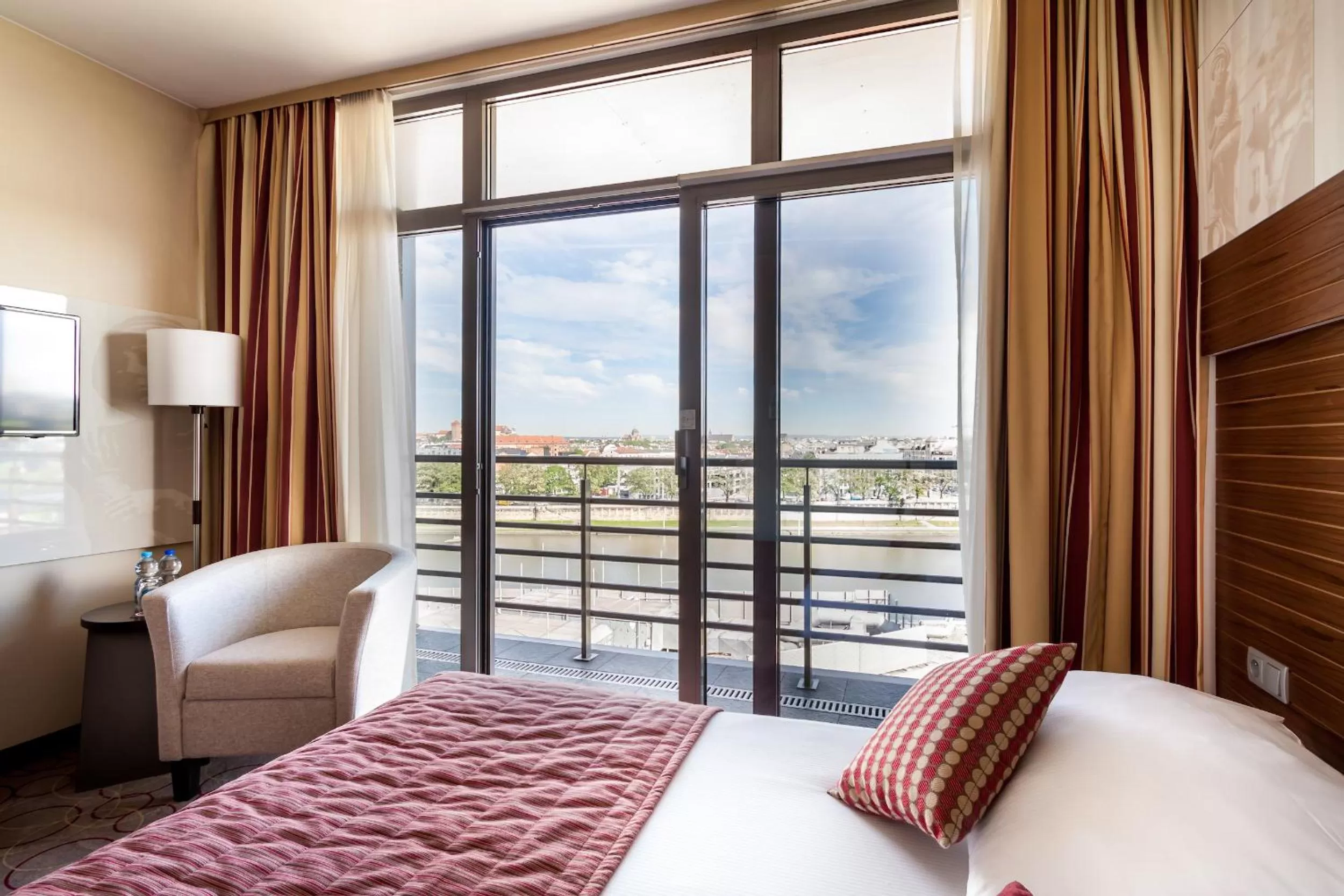 Bed in Qubus Hotel Kraków