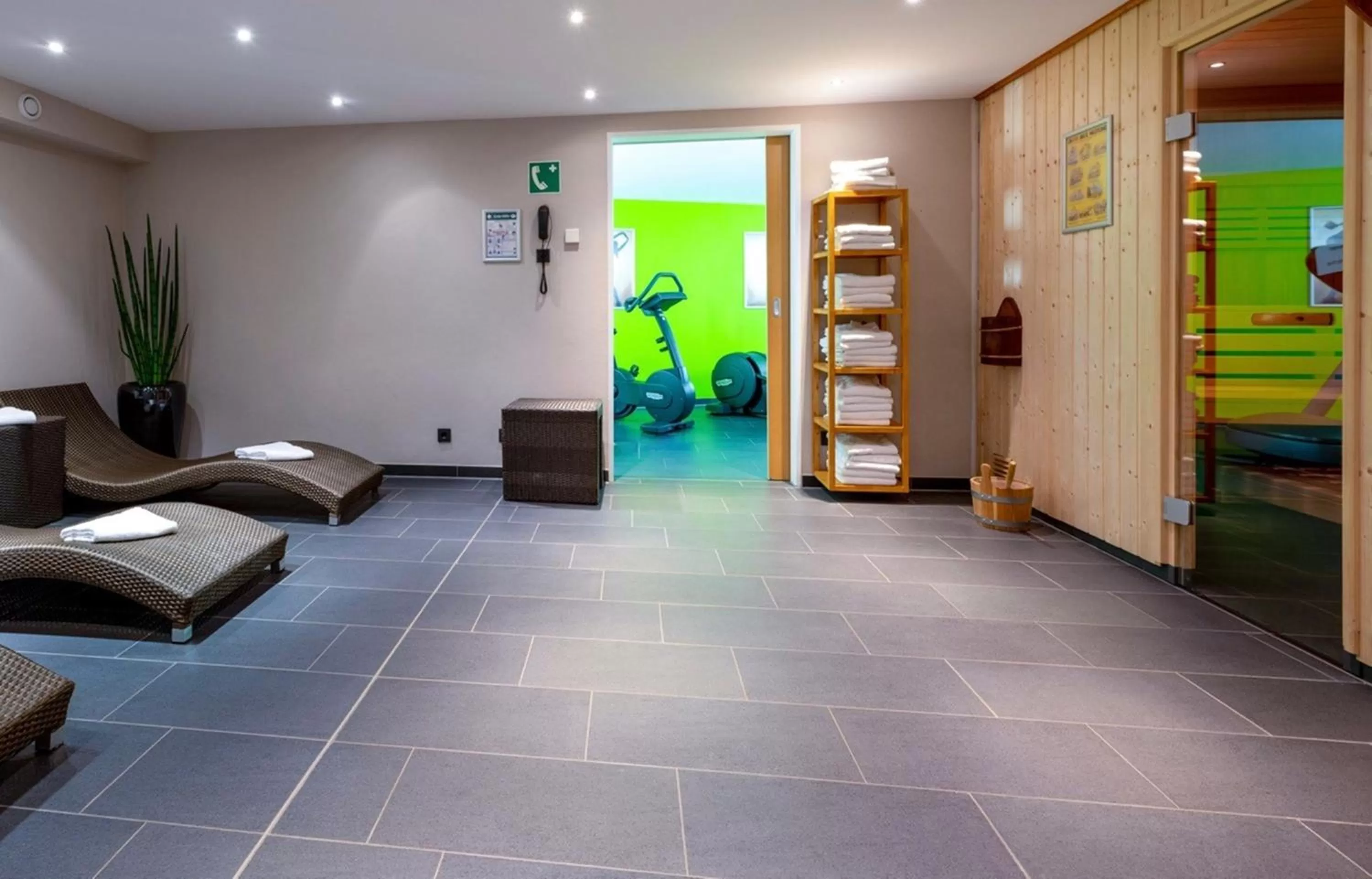 Fitness centre/facilities in voco Dusseldorf Seestern by IHG
