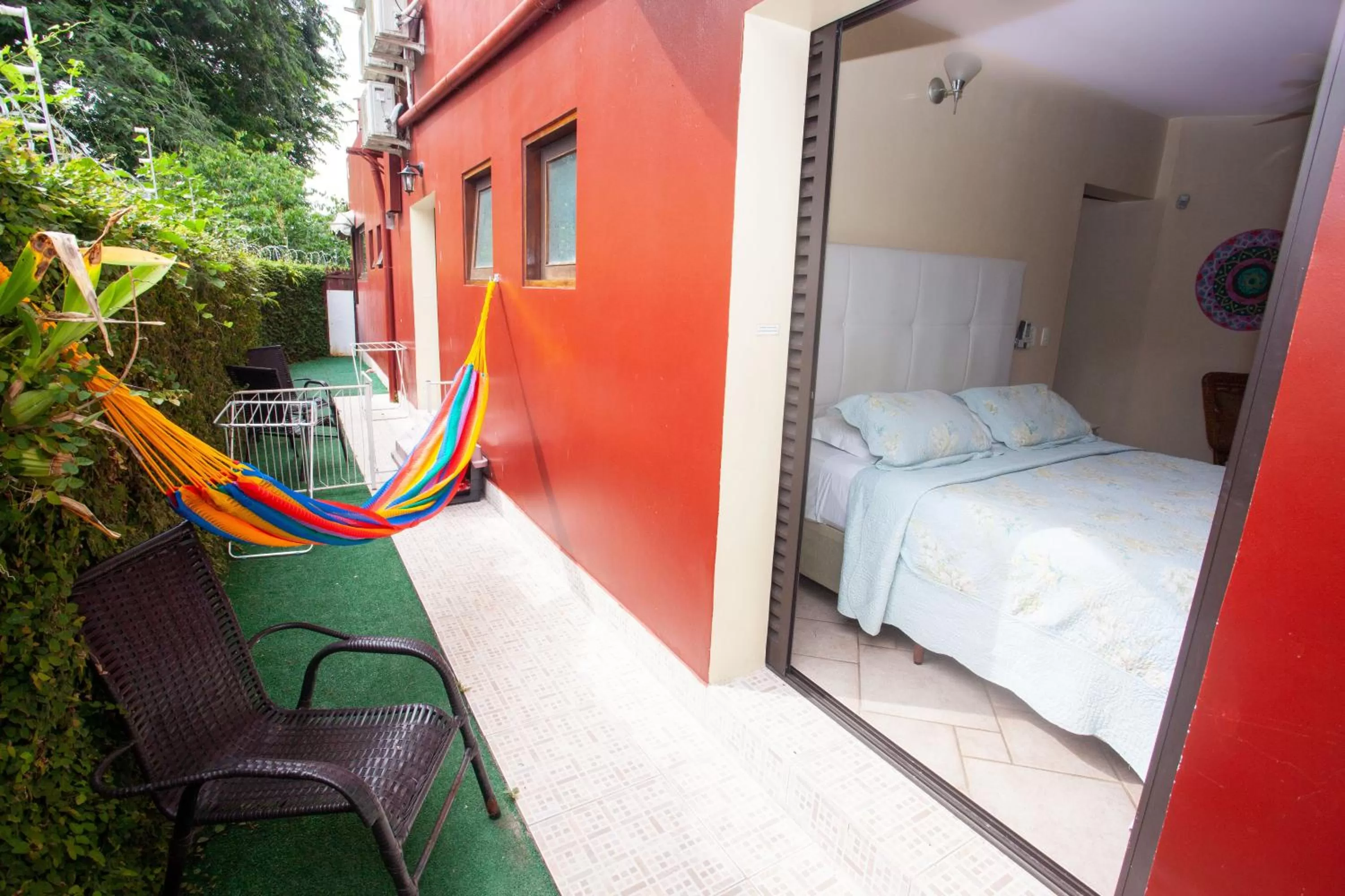 Garden, Bed in Ubatuba Ecologic Pousada