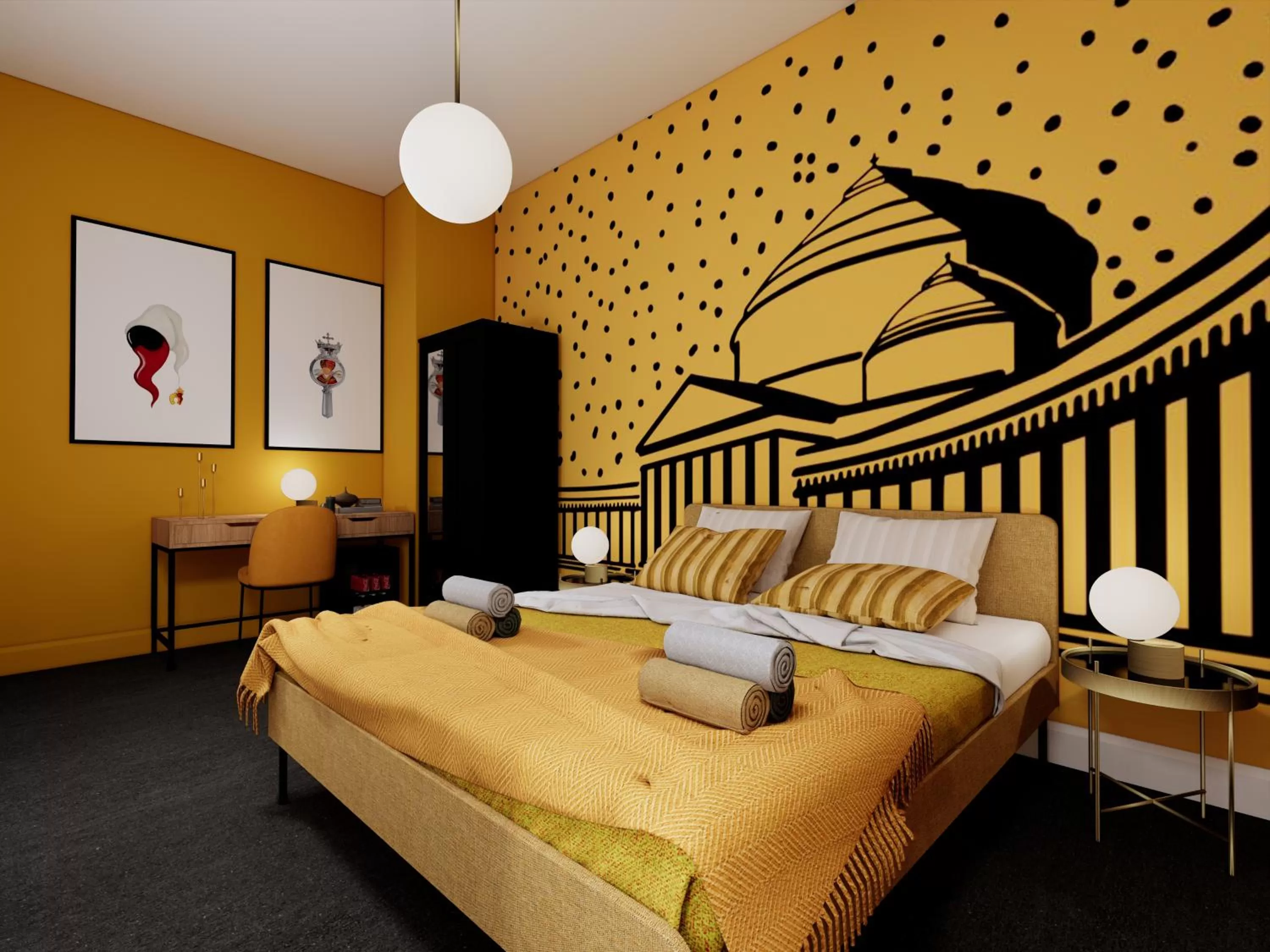 Bedroom, Bed in LH51 B&B