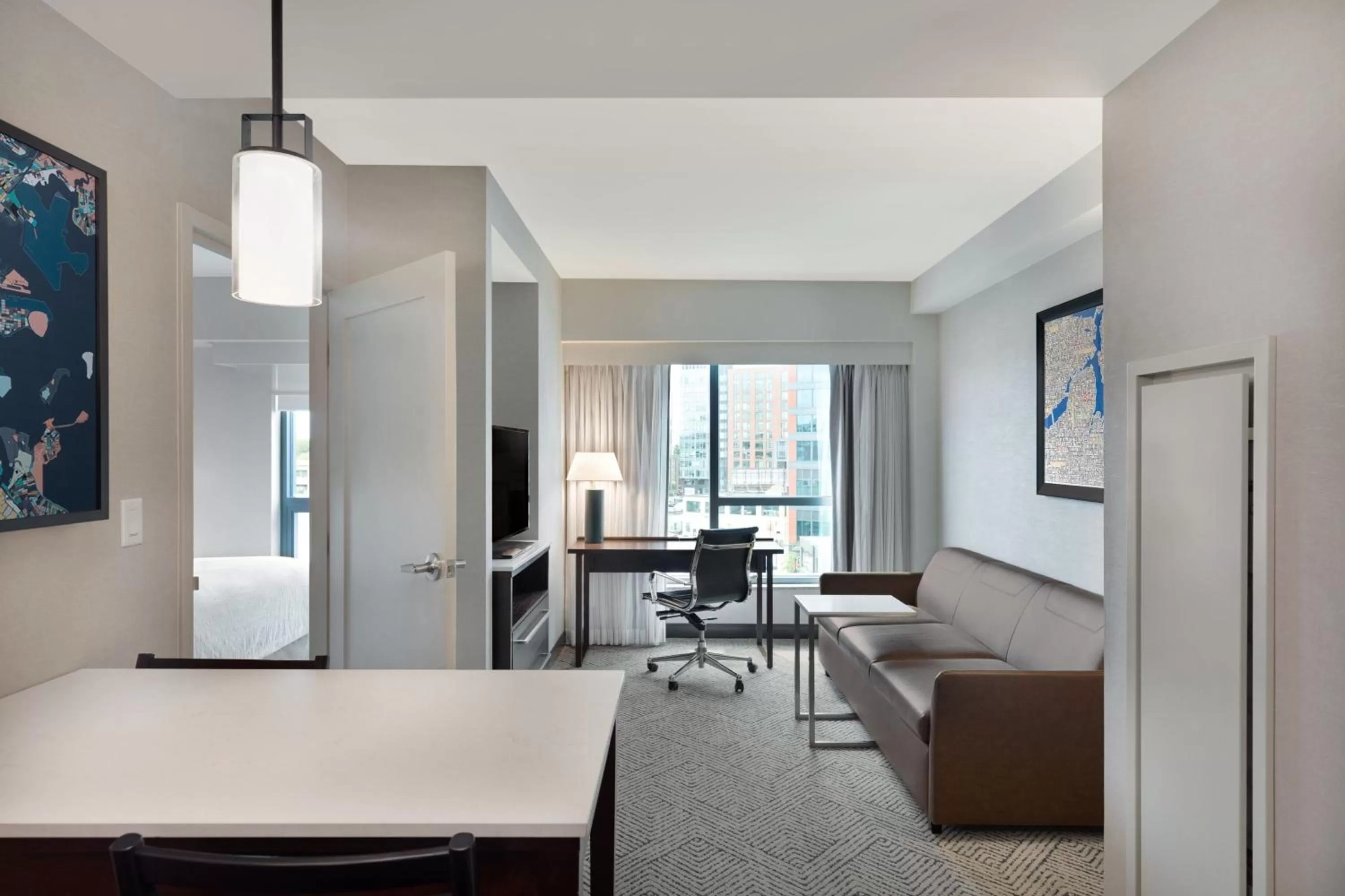 Living room in Residence Inn by Marriott Boston Back Bay/Fenway