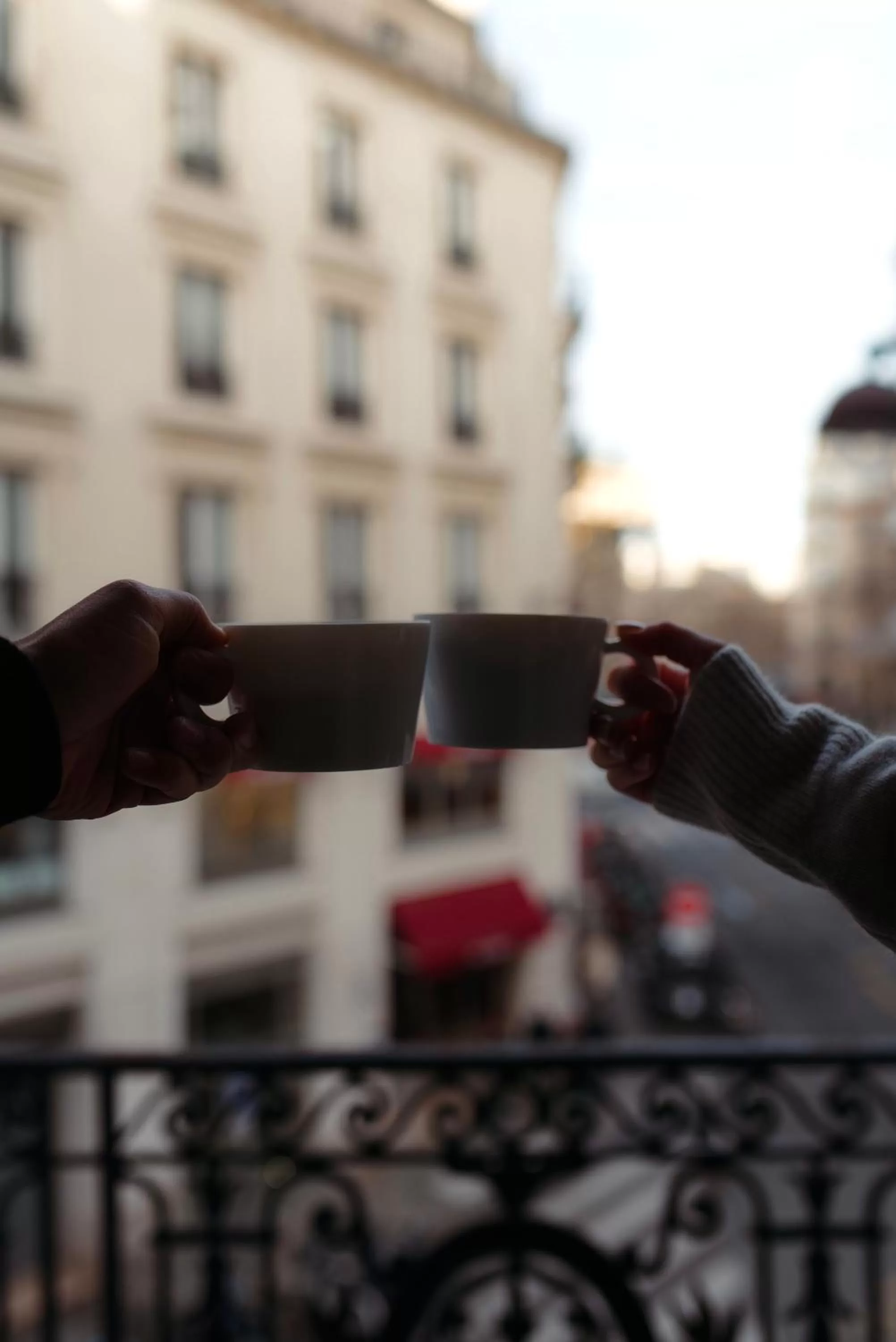 Quiet street view in Hotel Opéra Richepanse
