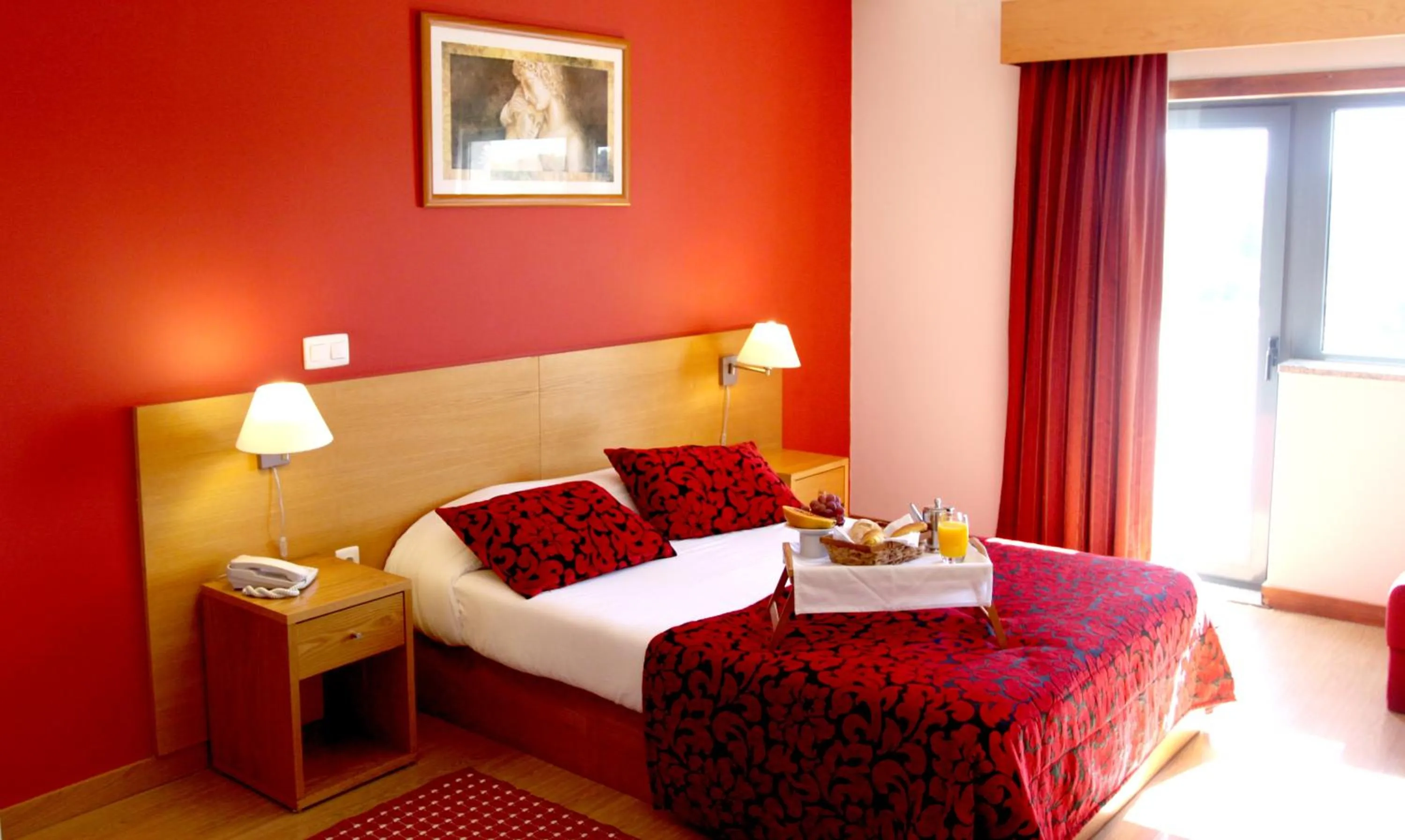 Bedroom, Bed in Hotel Durao