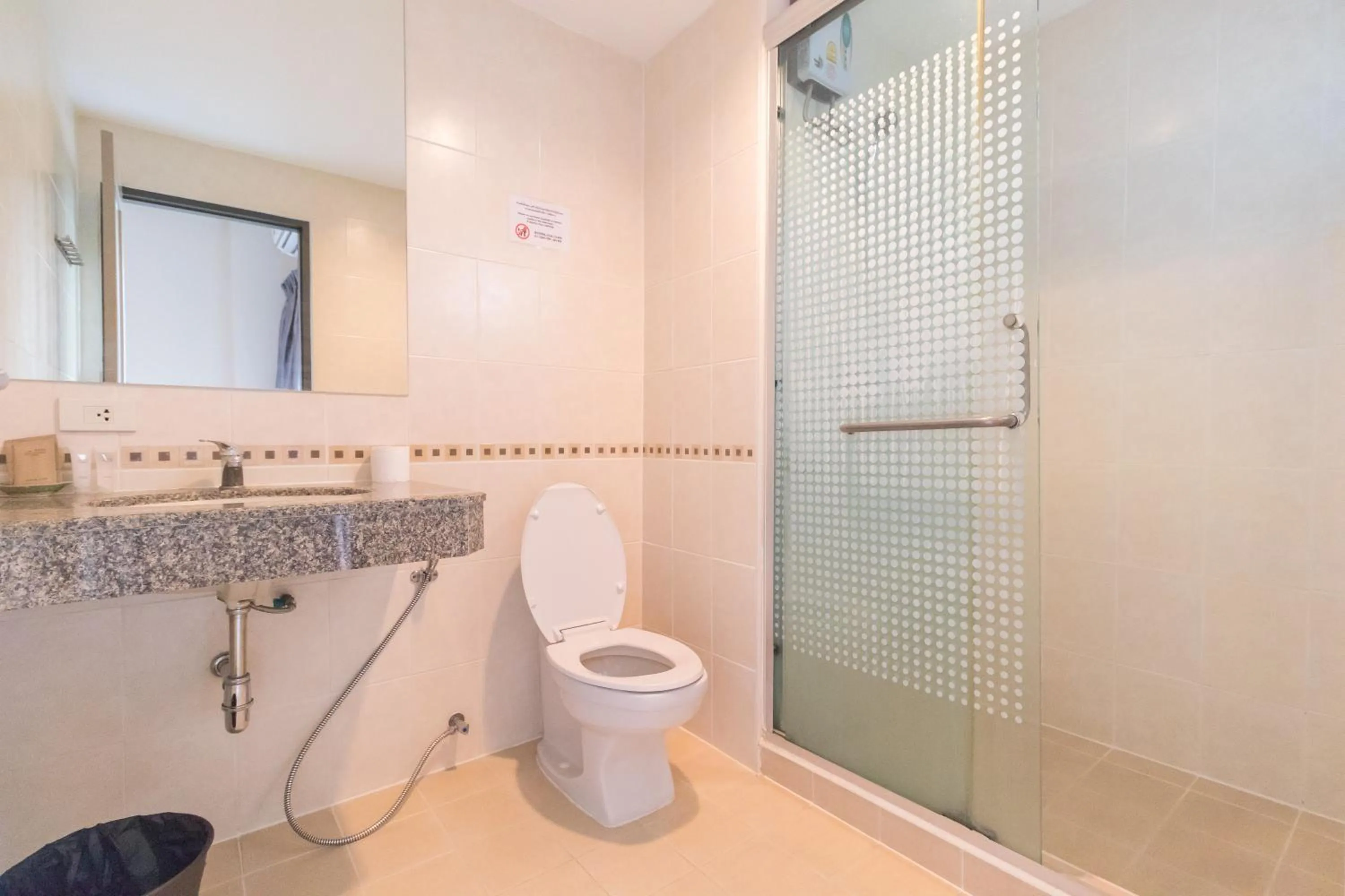 Shower in So good Hotel Bangkok