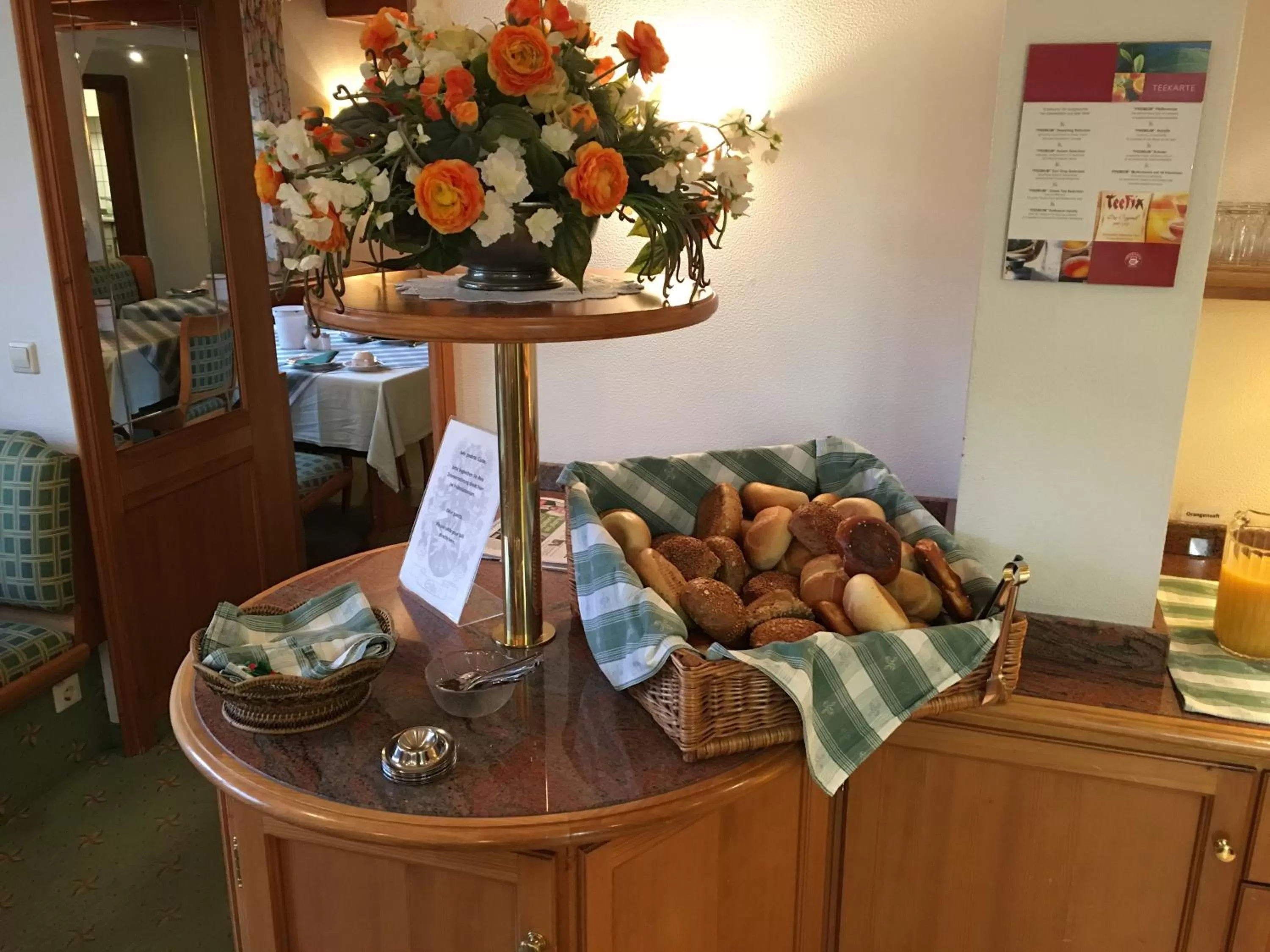 Buffet breakfast in Hotel Adler