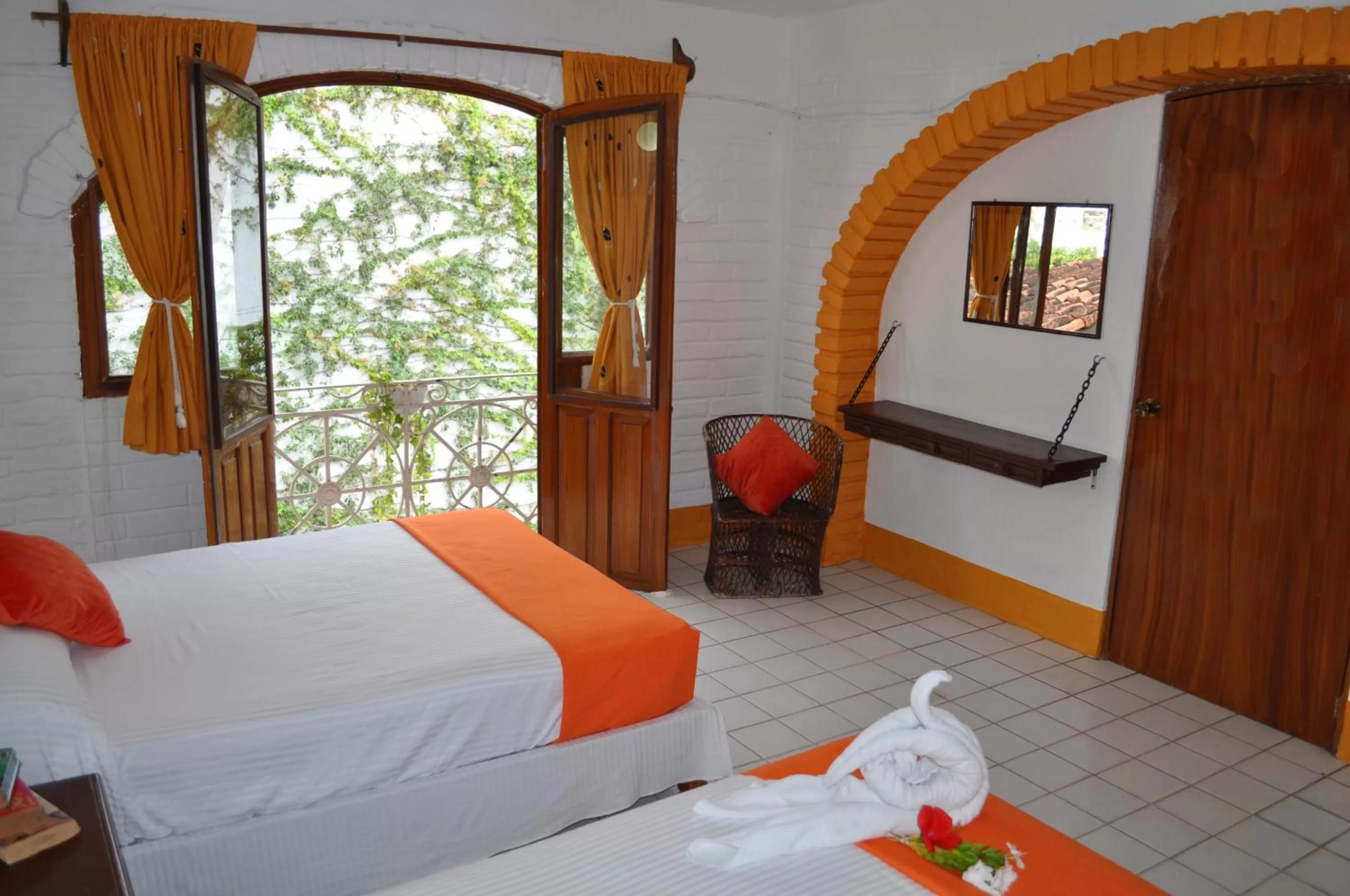 Bedroom, Bed in Hotel Hacienda de Vallarta Centro