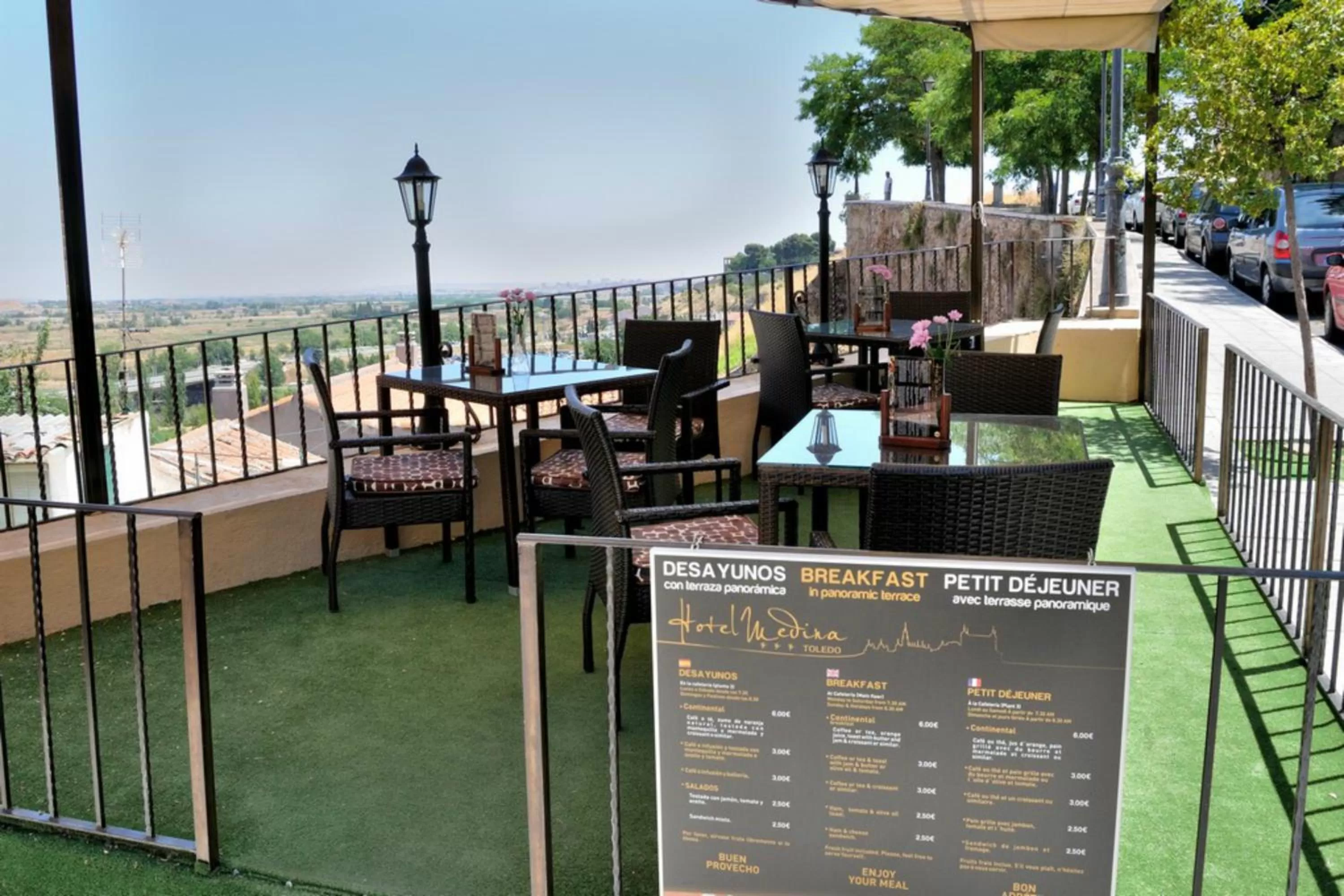 Balcony/Terrace in Hotel Medina de Toledo
