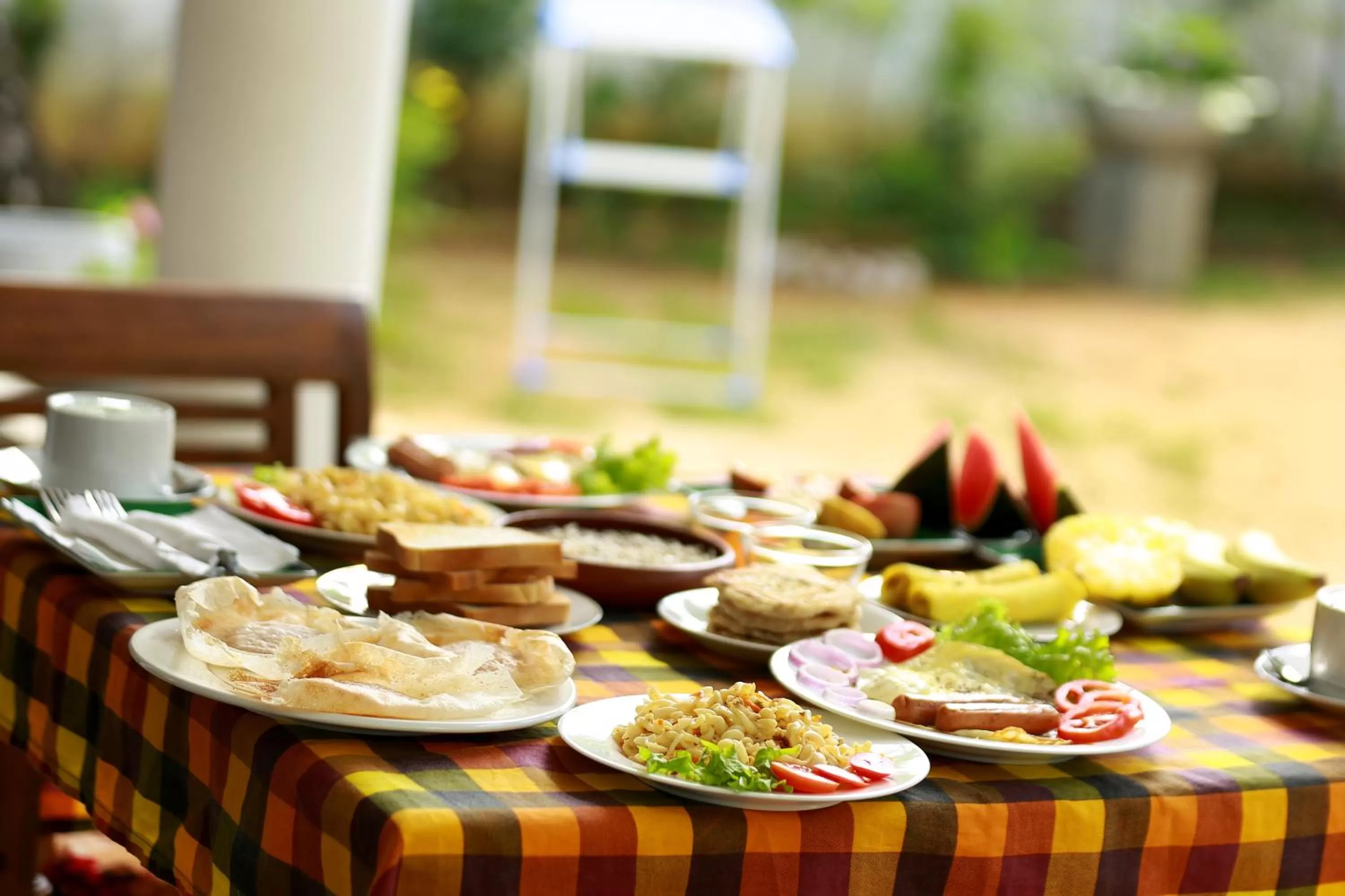 Buffet breakfast in Temple Tree