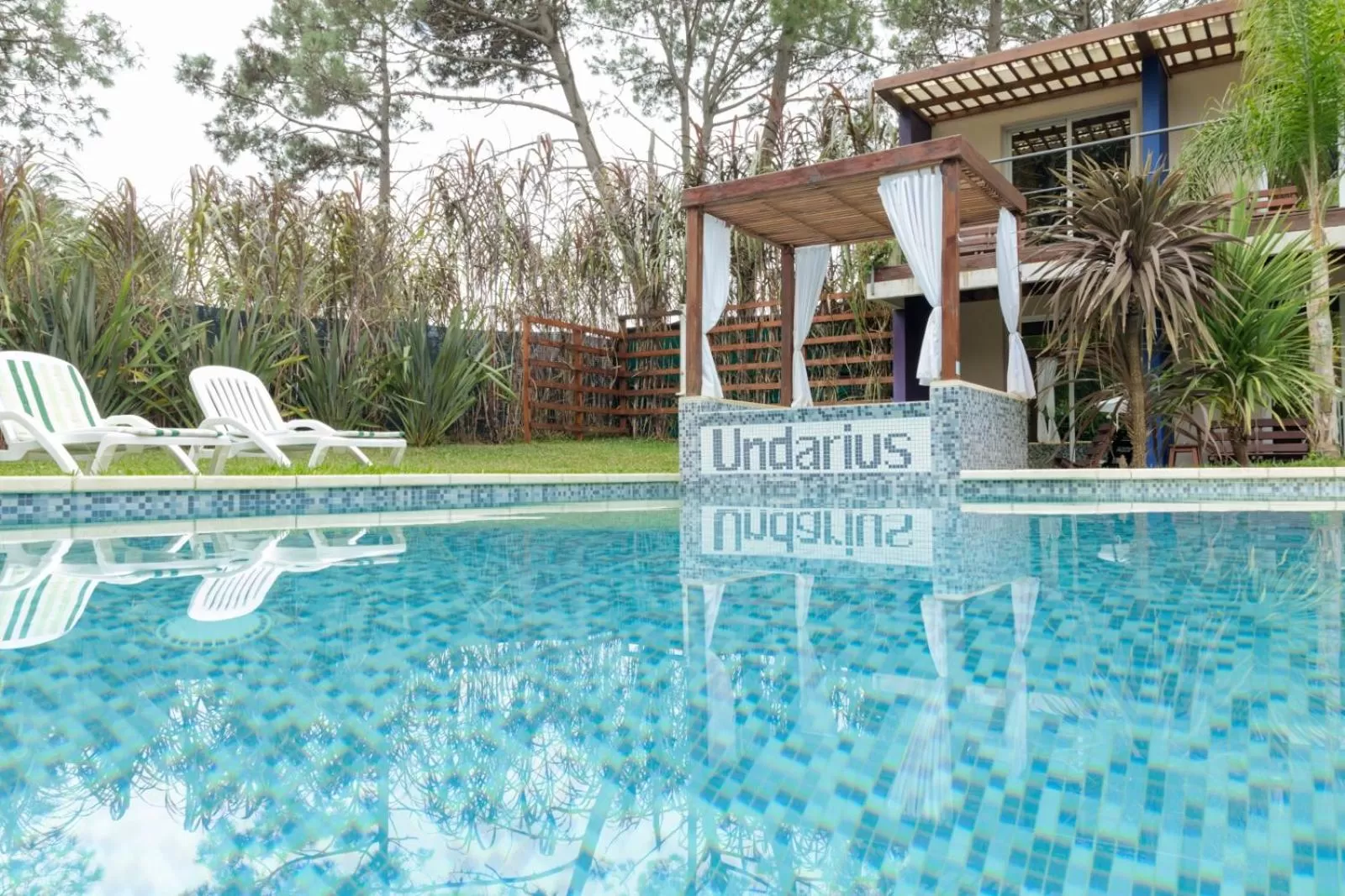 Swimming pool in Undarius Hotel (exclusively gay men)