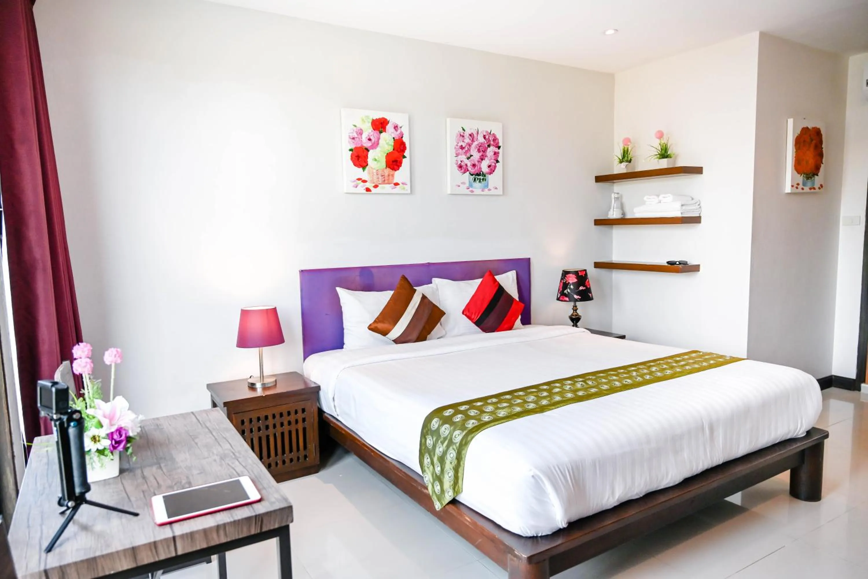 Bed in Queen Boutique Hotel Chaweng