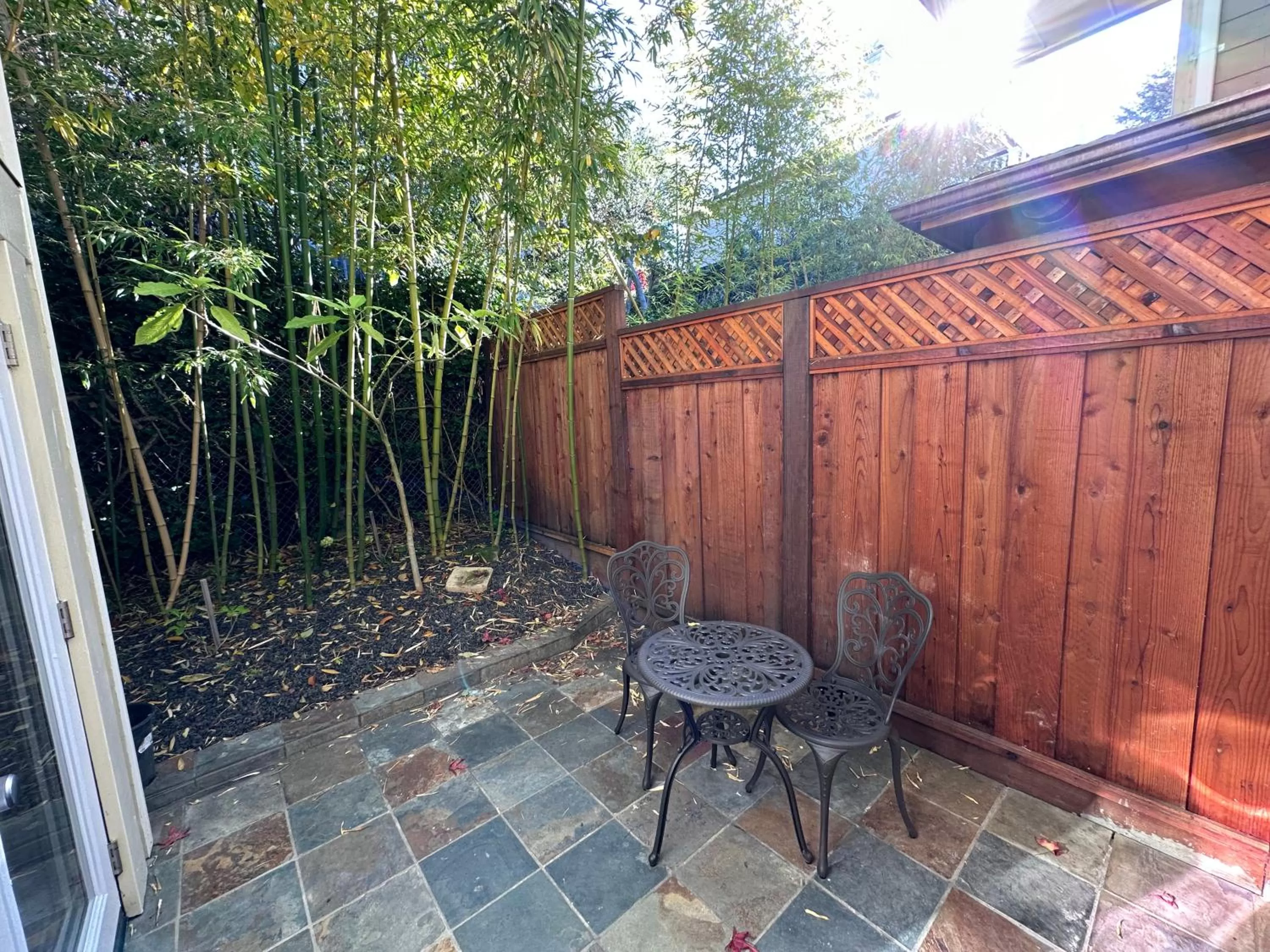 Patio in Inn at Depot Hill