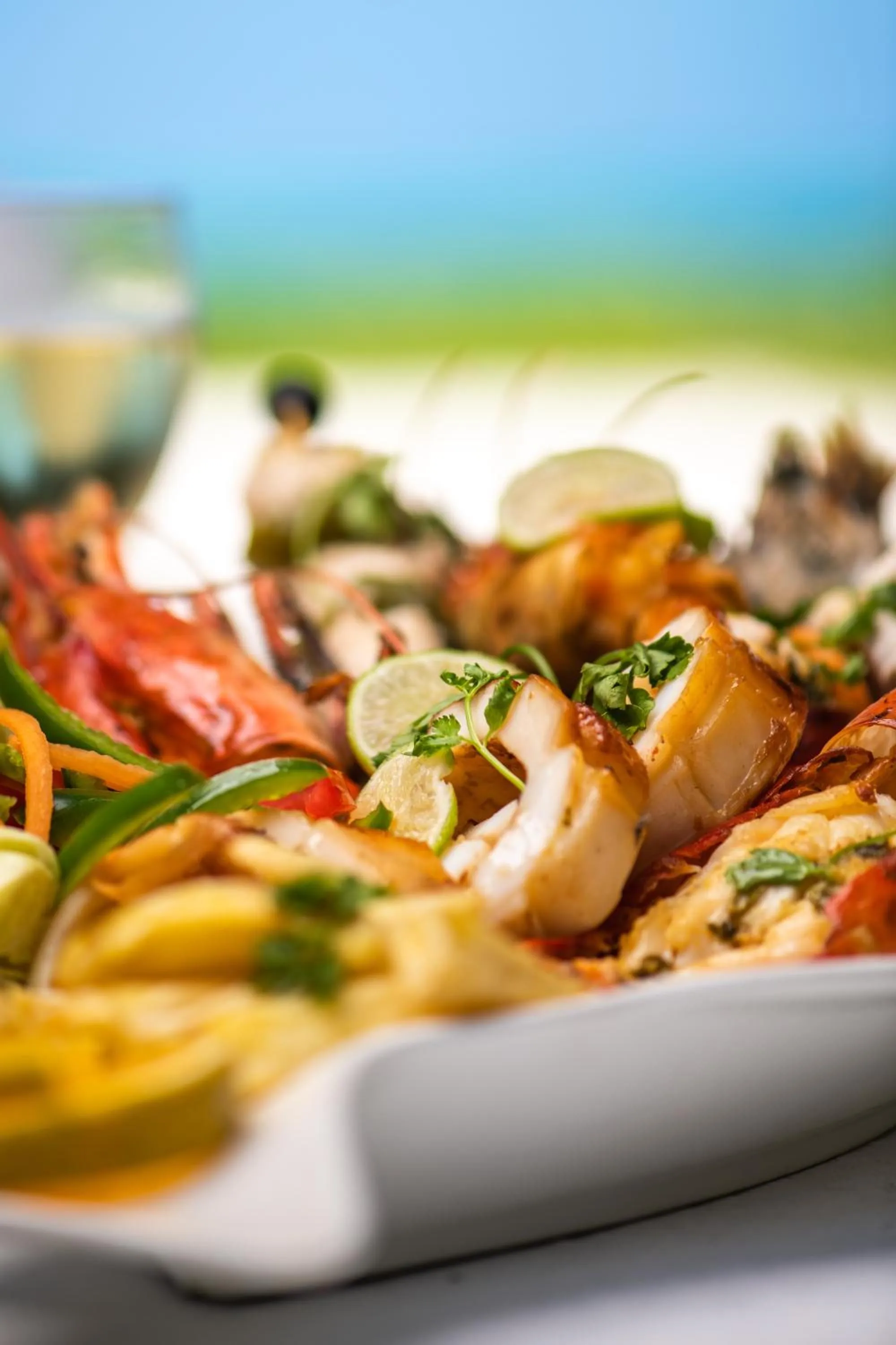 Food in Hakuna Majiwe Beach Lodge