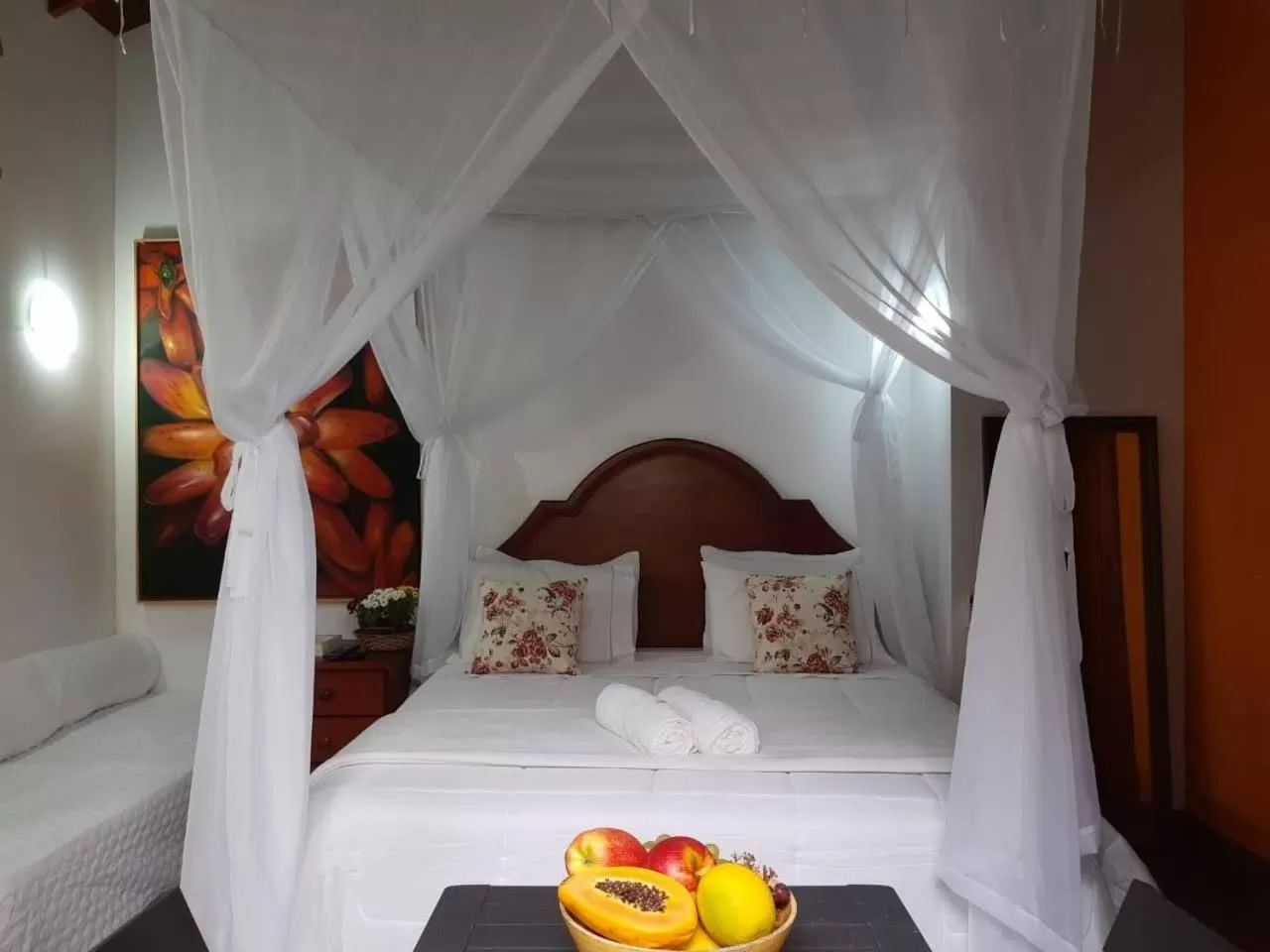 Bed in Magias de Paraty Ecopousada