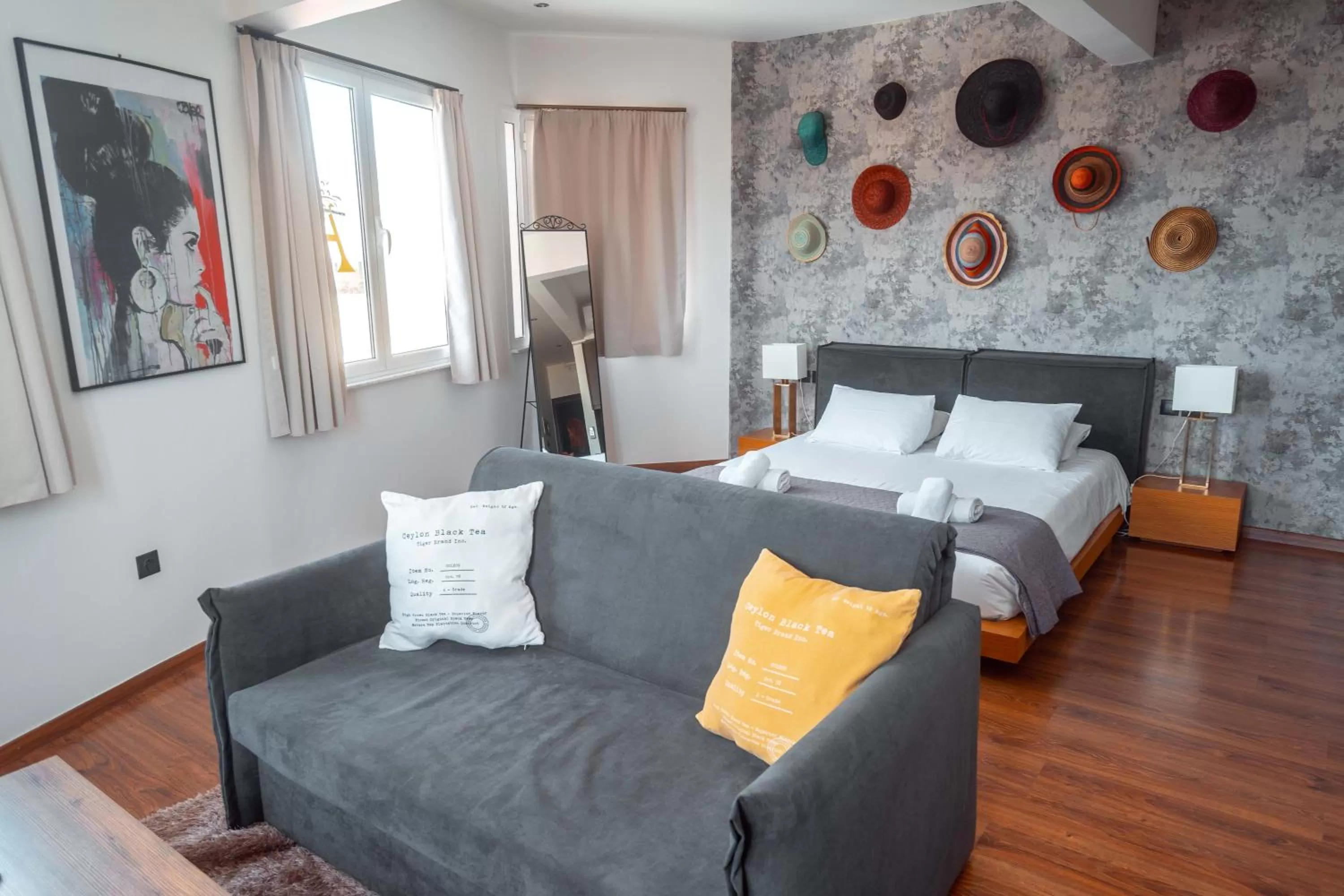 Photo of the whole room, Bed in The Athens Version Luxury Suites