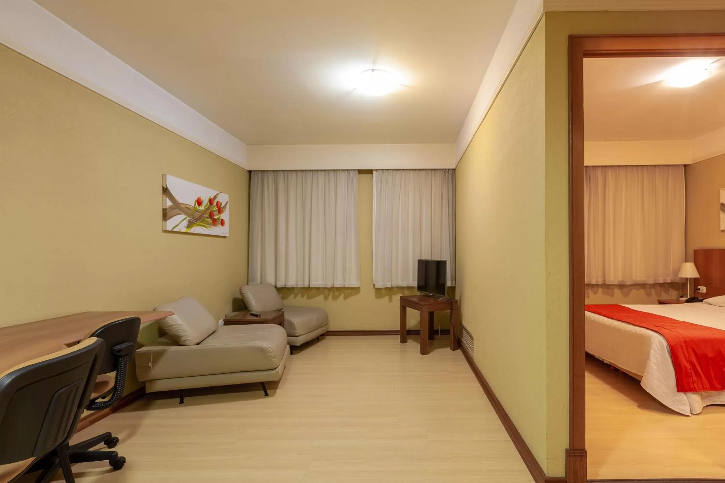 Bedroom, Bed in Tri Hotel Executive Caxias