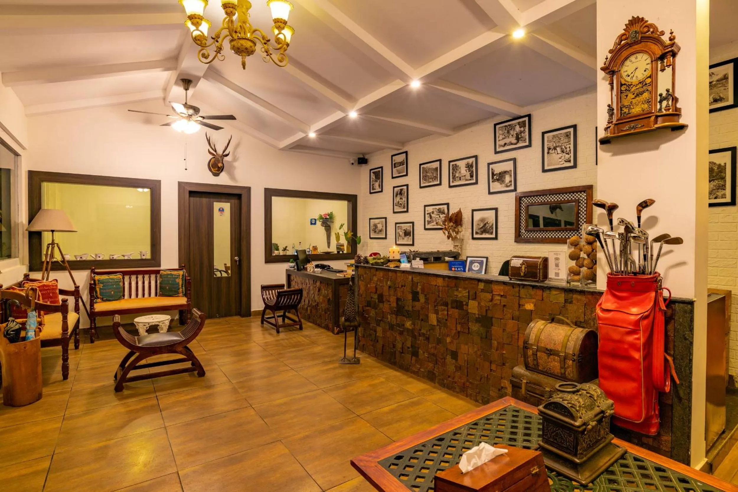 Lobby or reception in Tea Harvester