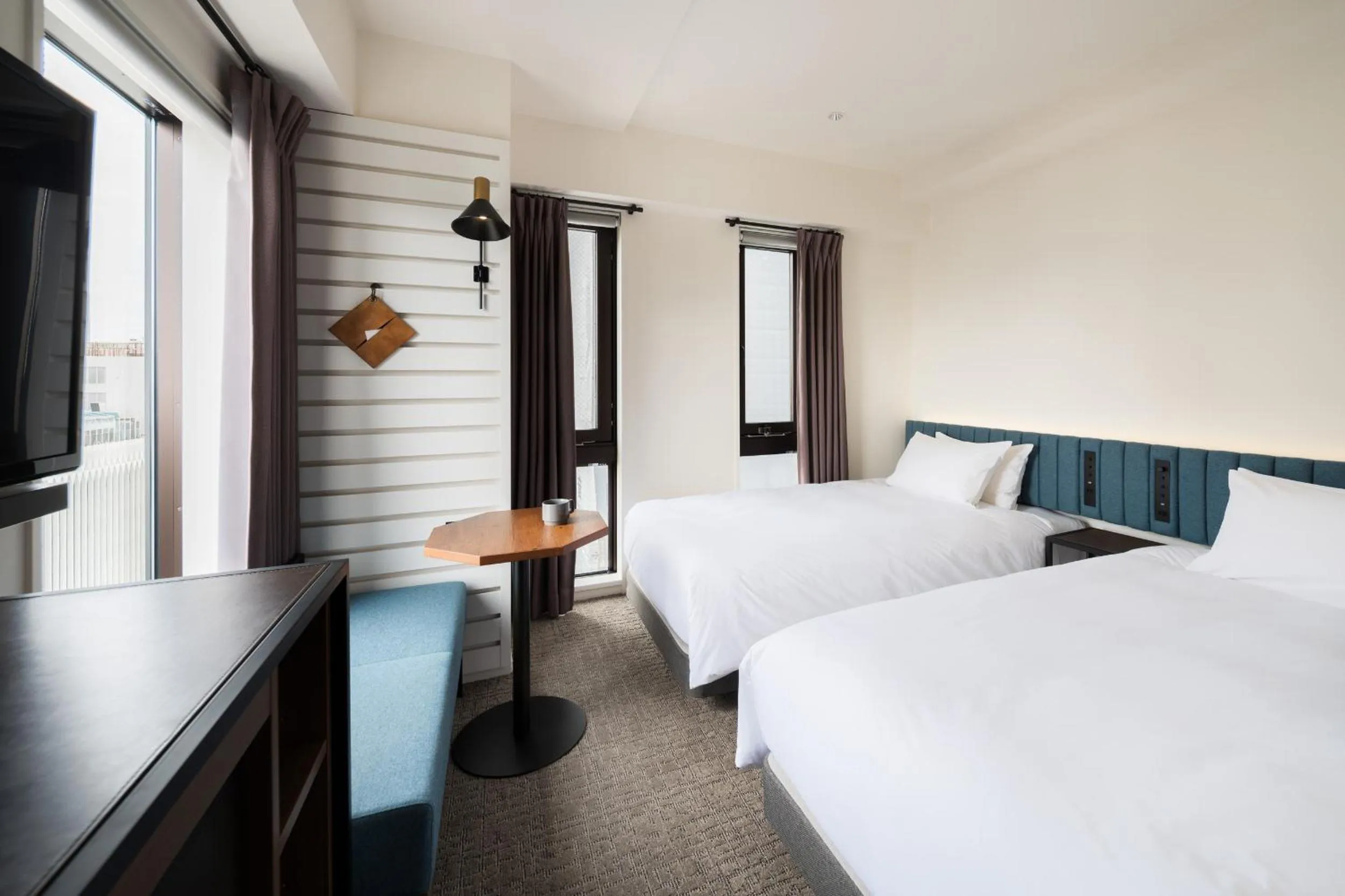 Photo of the whole room, Bed in Nest Hotel Hiroshima Hatchobori