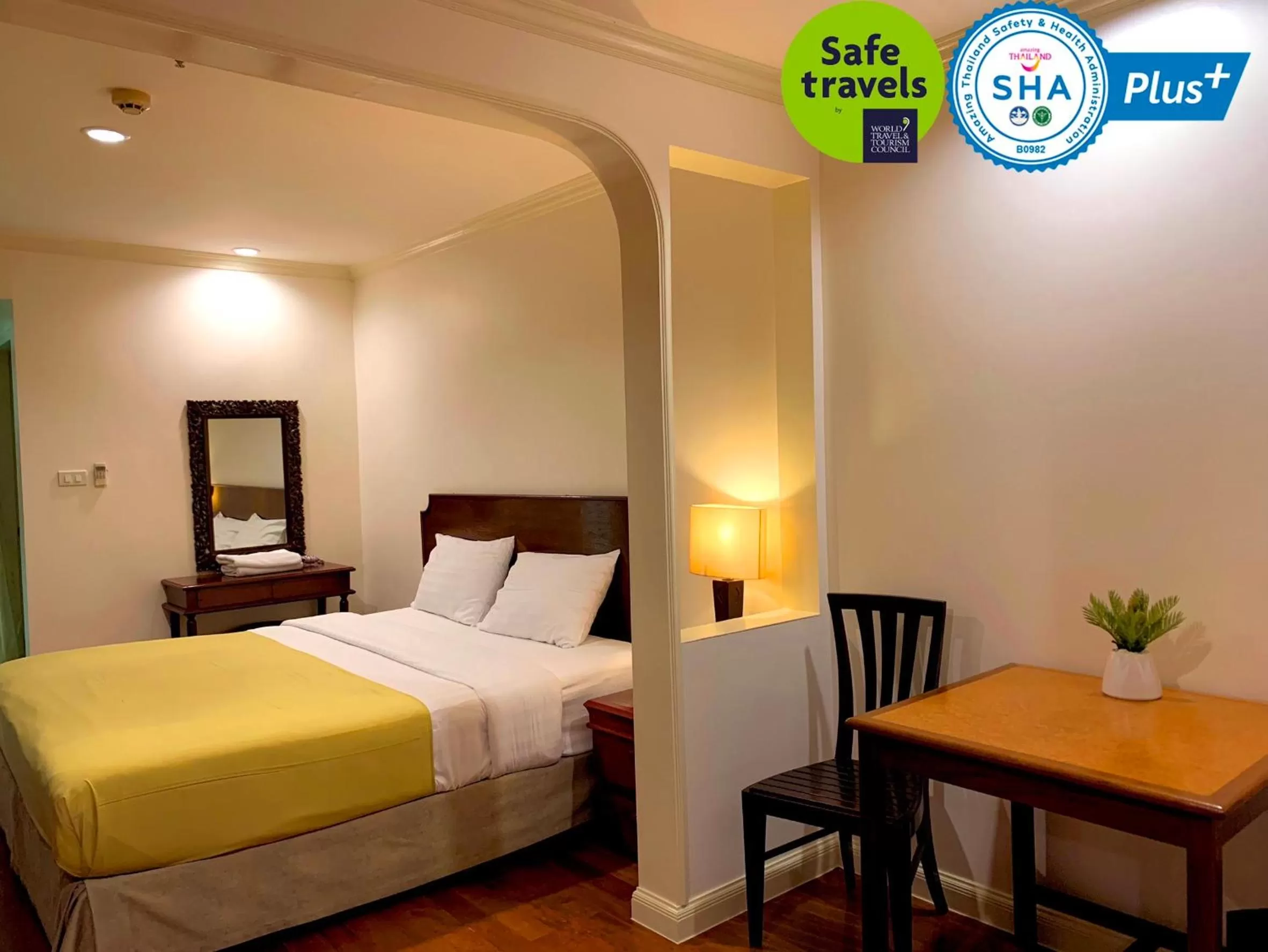 Bed in The Victory Residences Bangkok