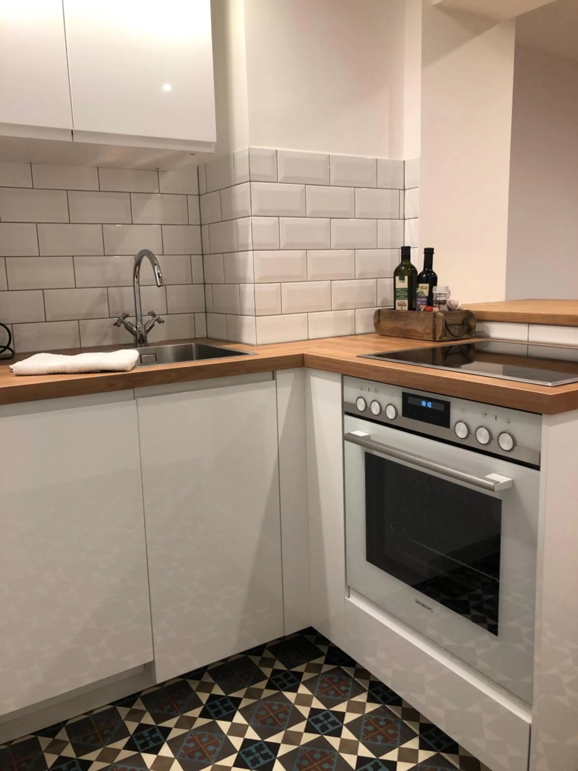 Kitchen or kitchenette in der Gänsbühl auf der Stadtmauer