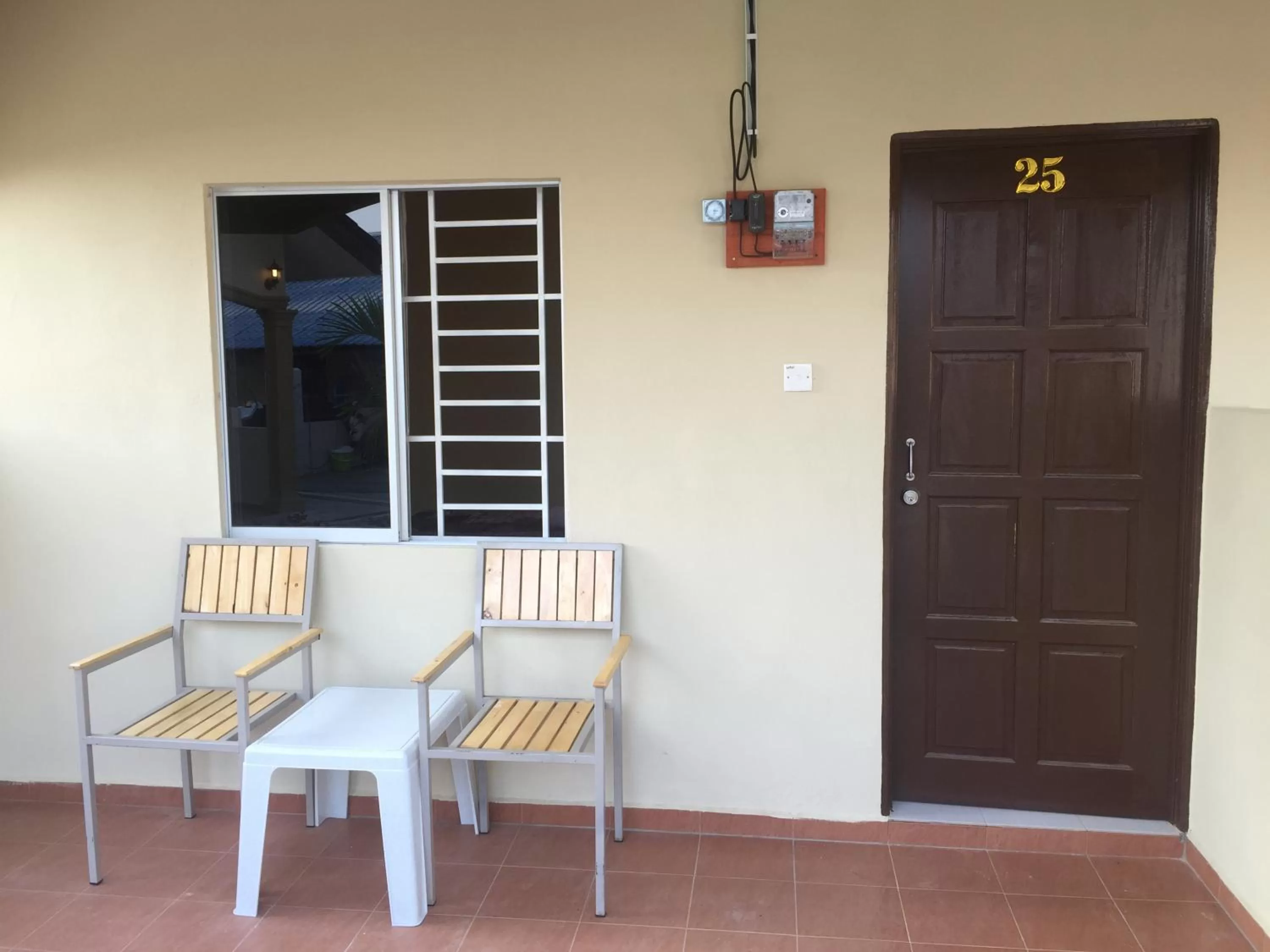 Patio in Dhania Cenang Beach Motel