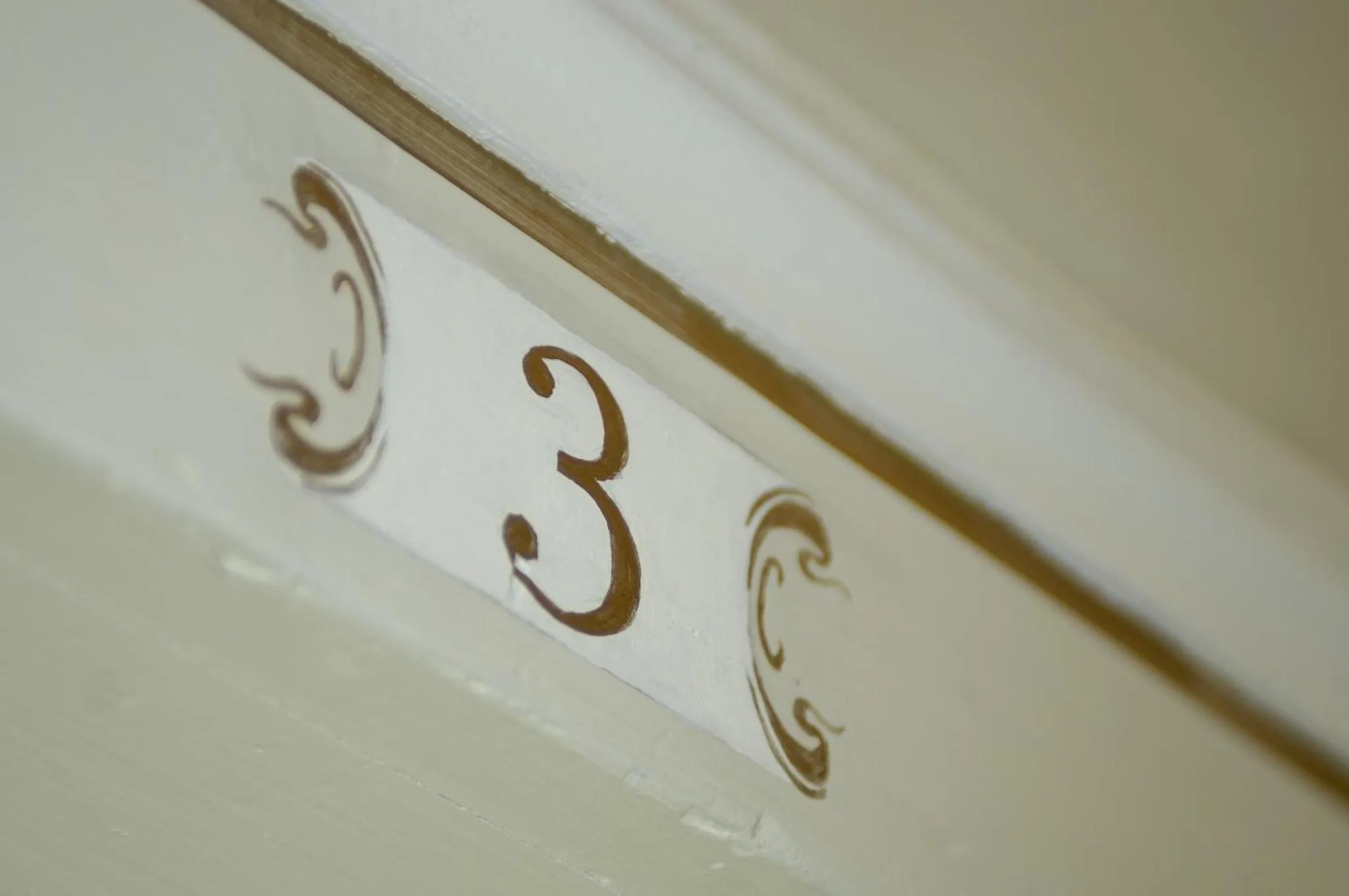 Decorative detail in Castello Montegiove