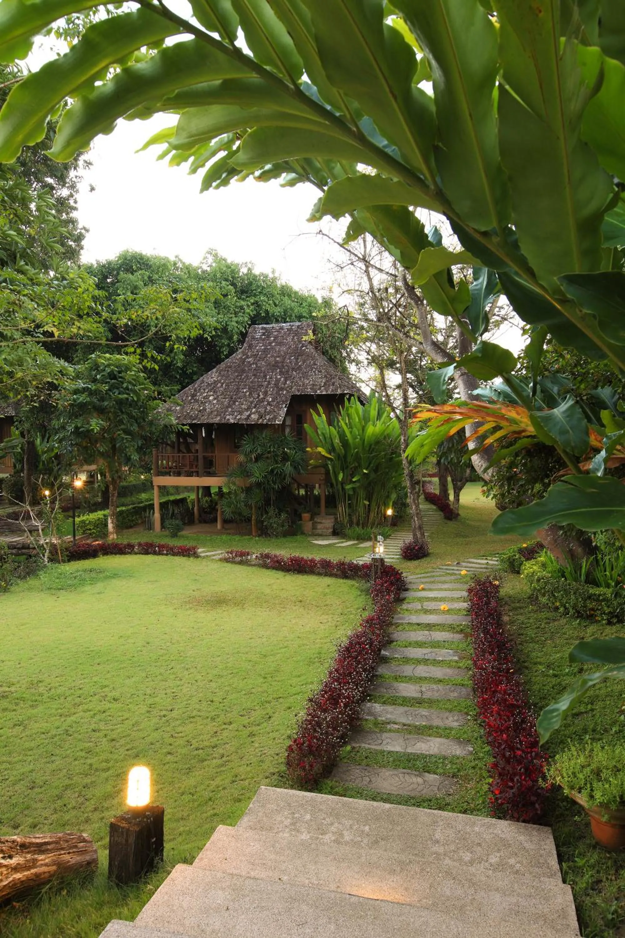 Garden view in Belle Villa Resort, Pai