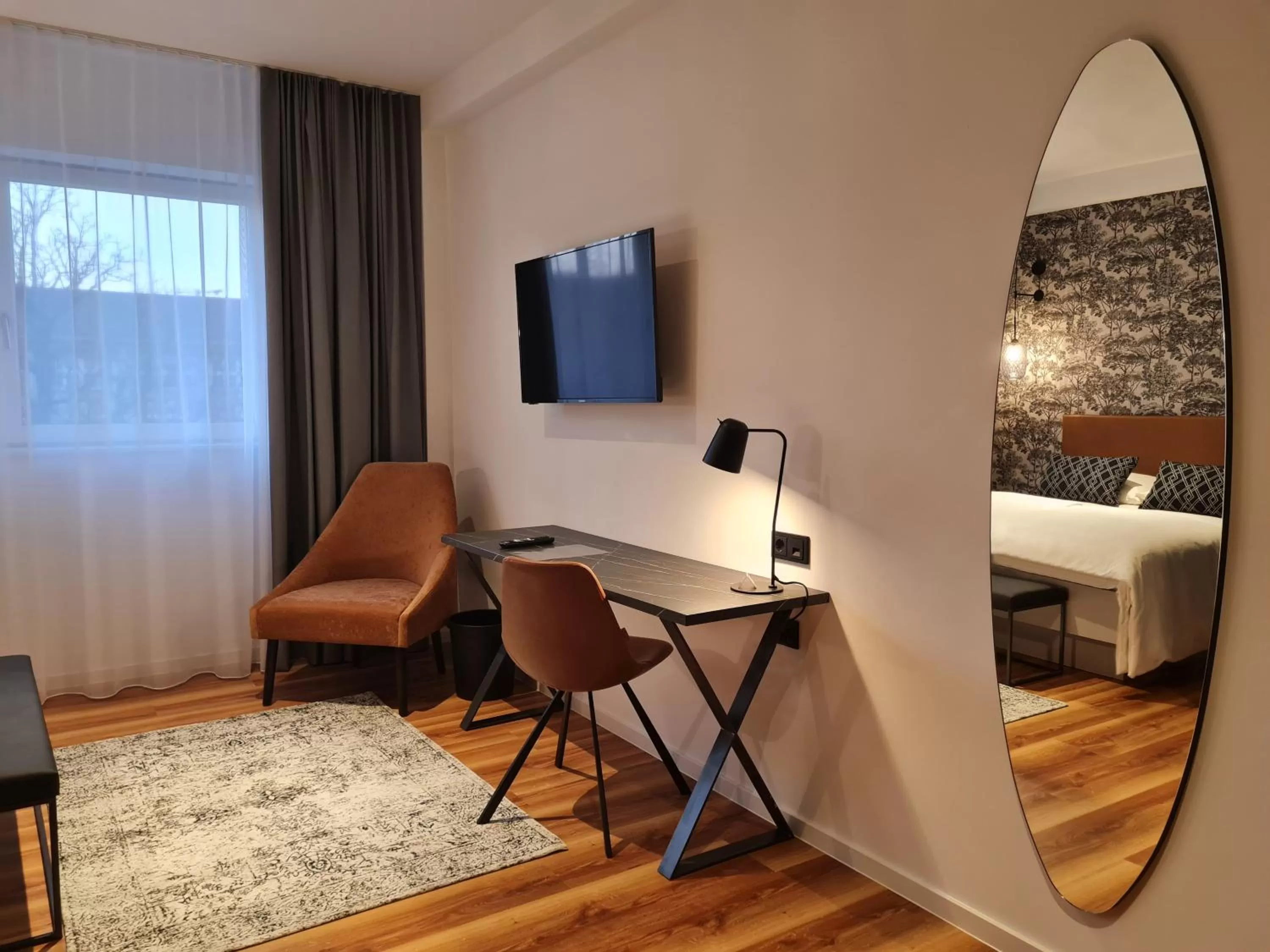 Photo of the whole room, Bed in Internationales Studierendenhotel