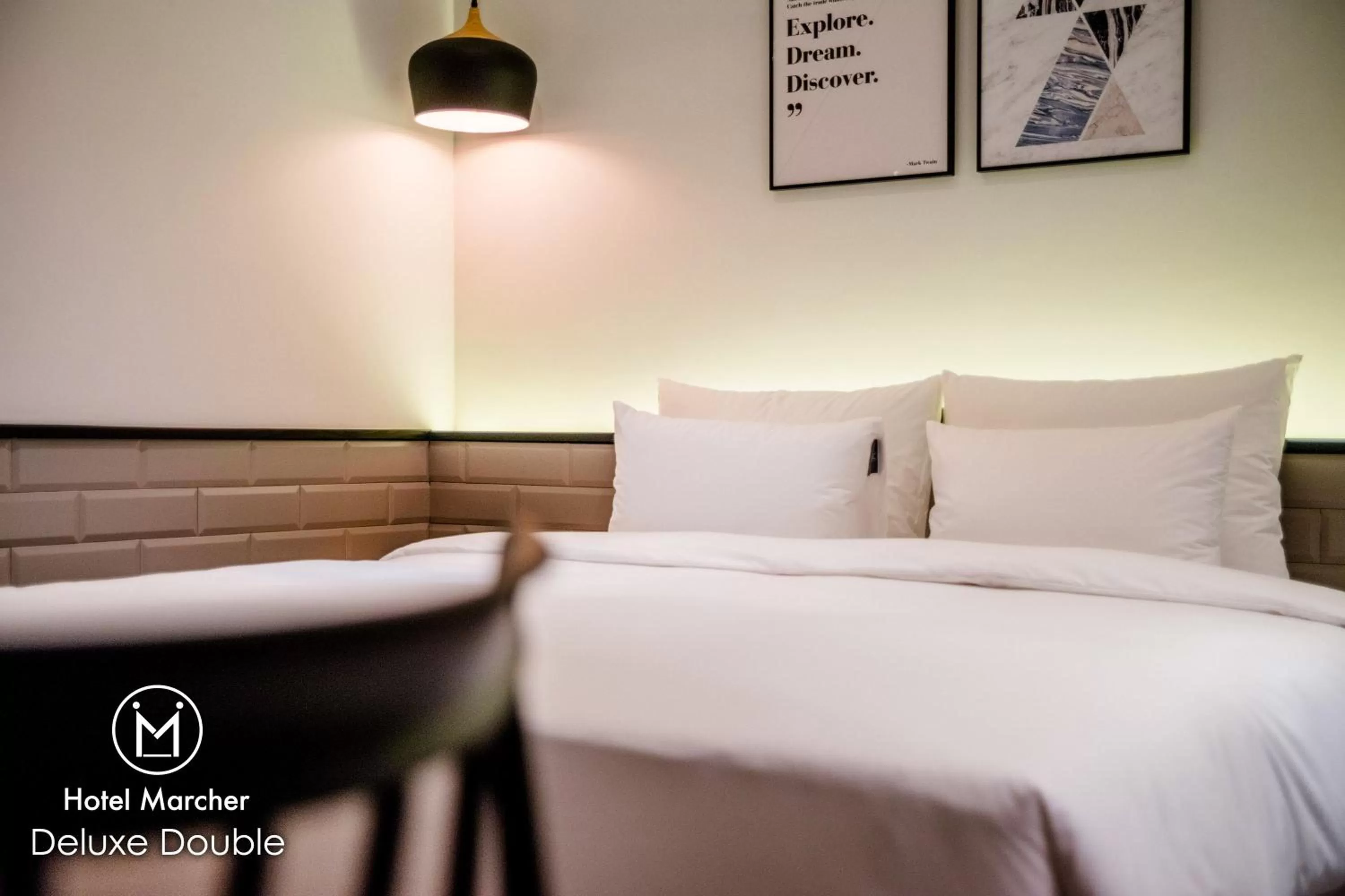 Bed in Hotel Marcher