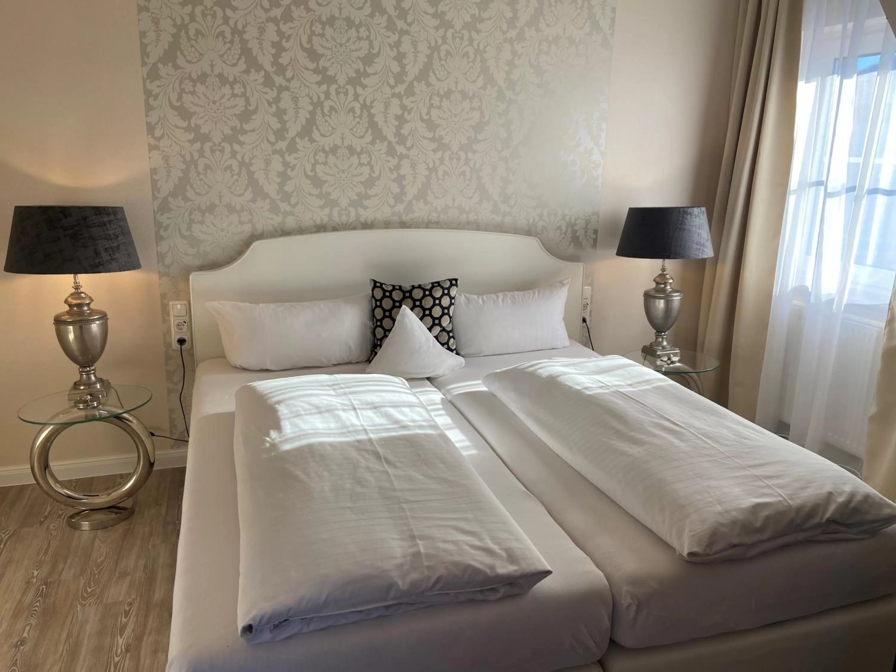 Bed in Petersen's Landhaus