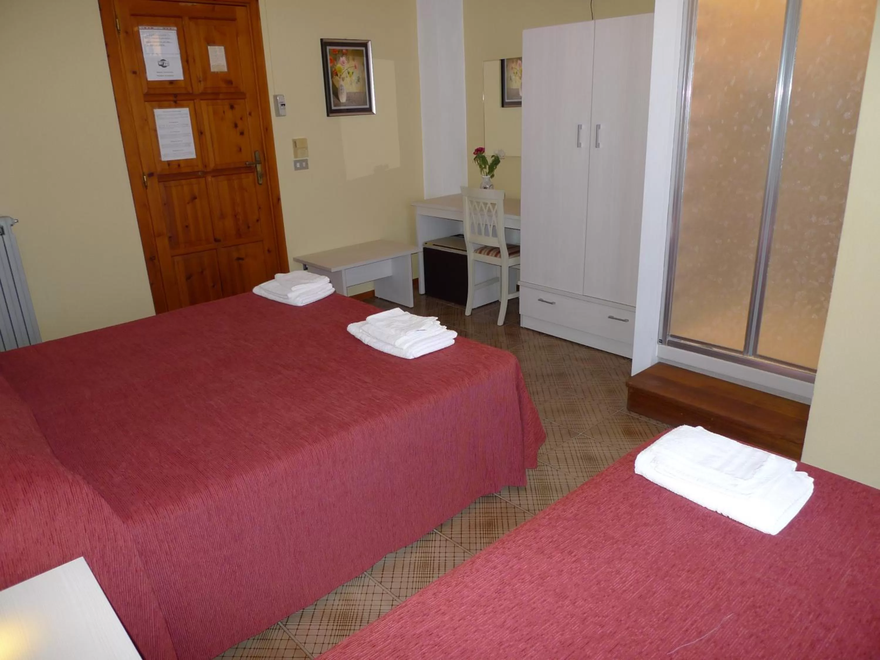 Bed in Hotel Alexander