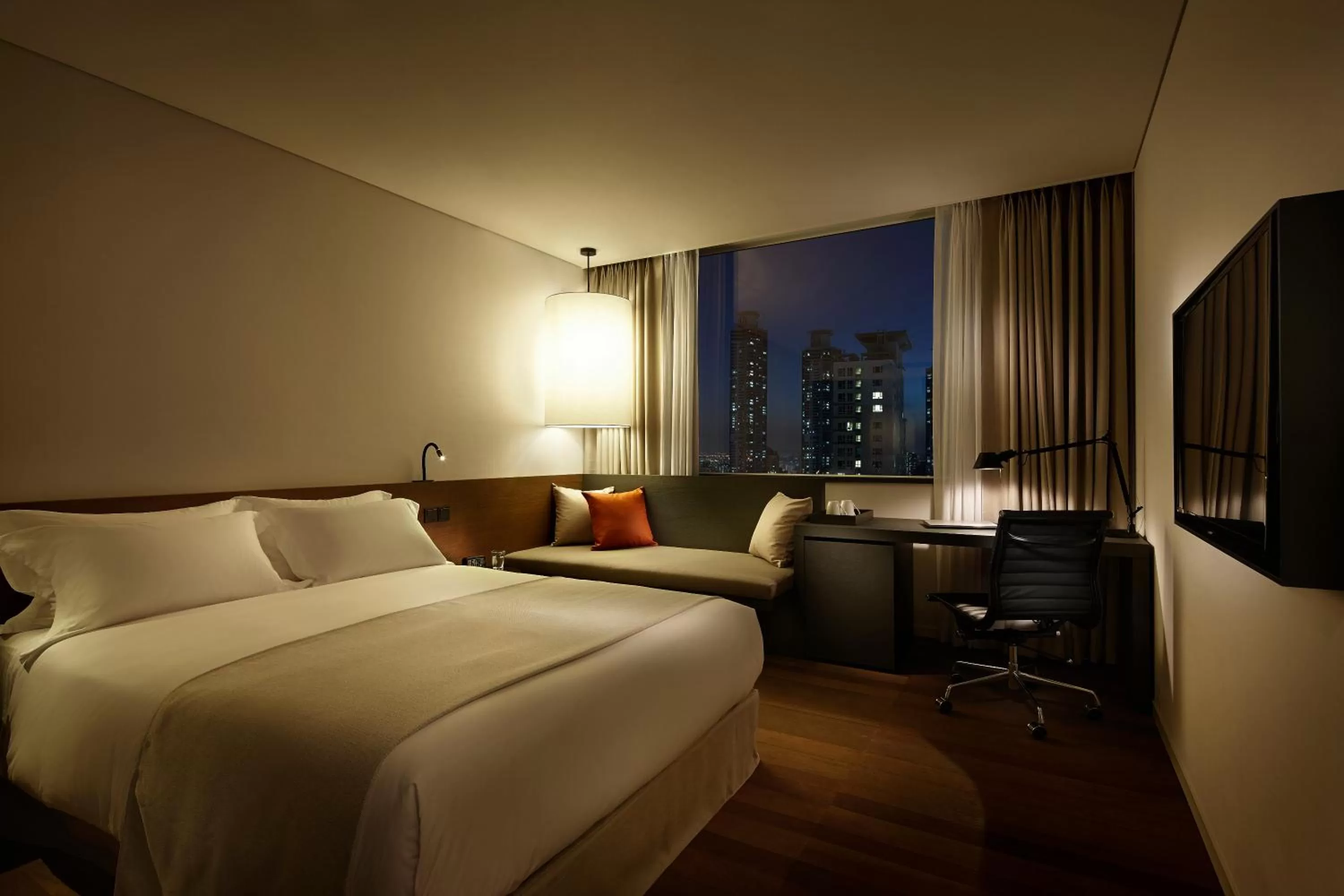 Bed in Shilla Stay Dongtan - Samsung Digital City