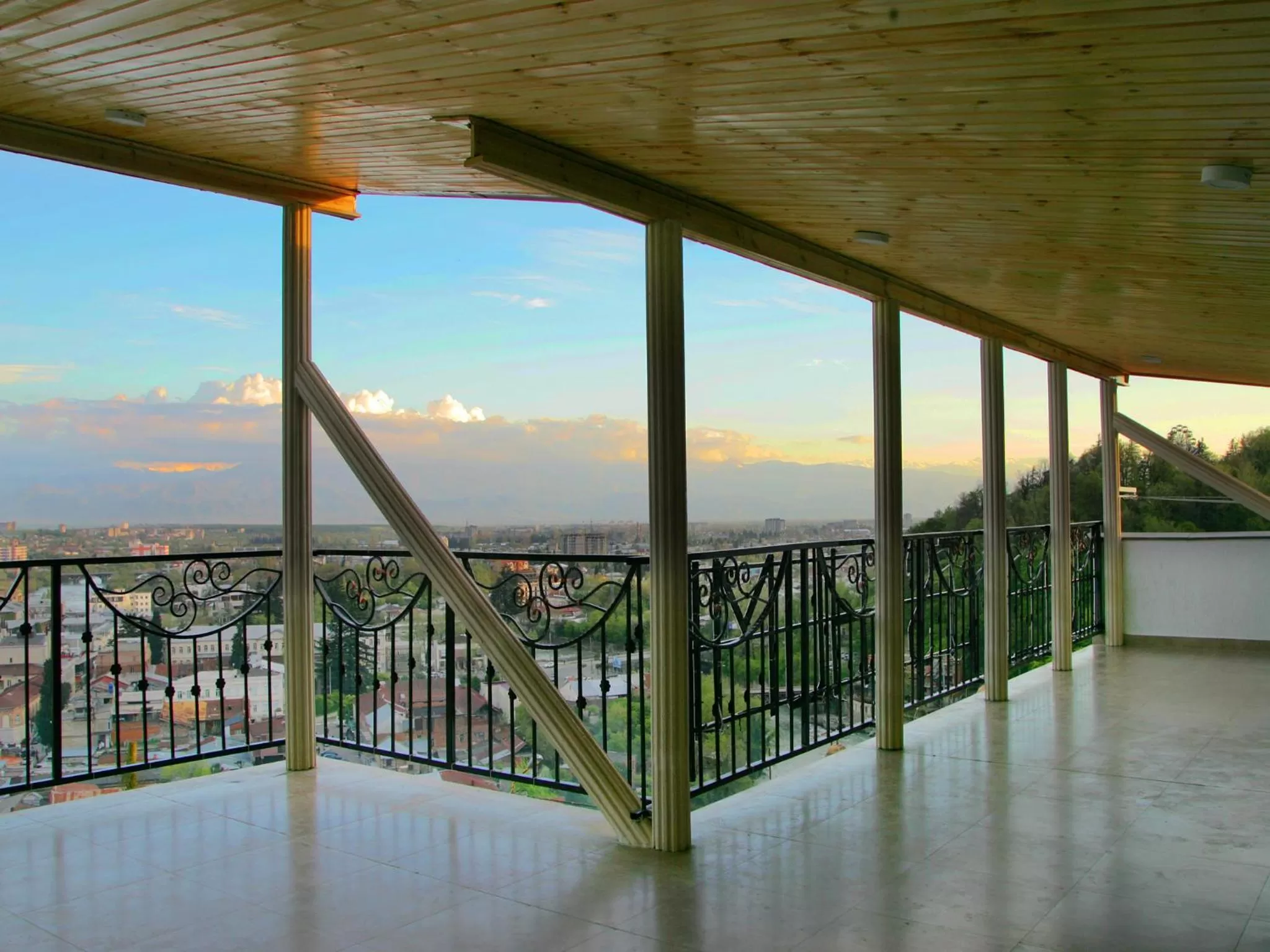 Balcony/Terrace in Hotel Tskhumi