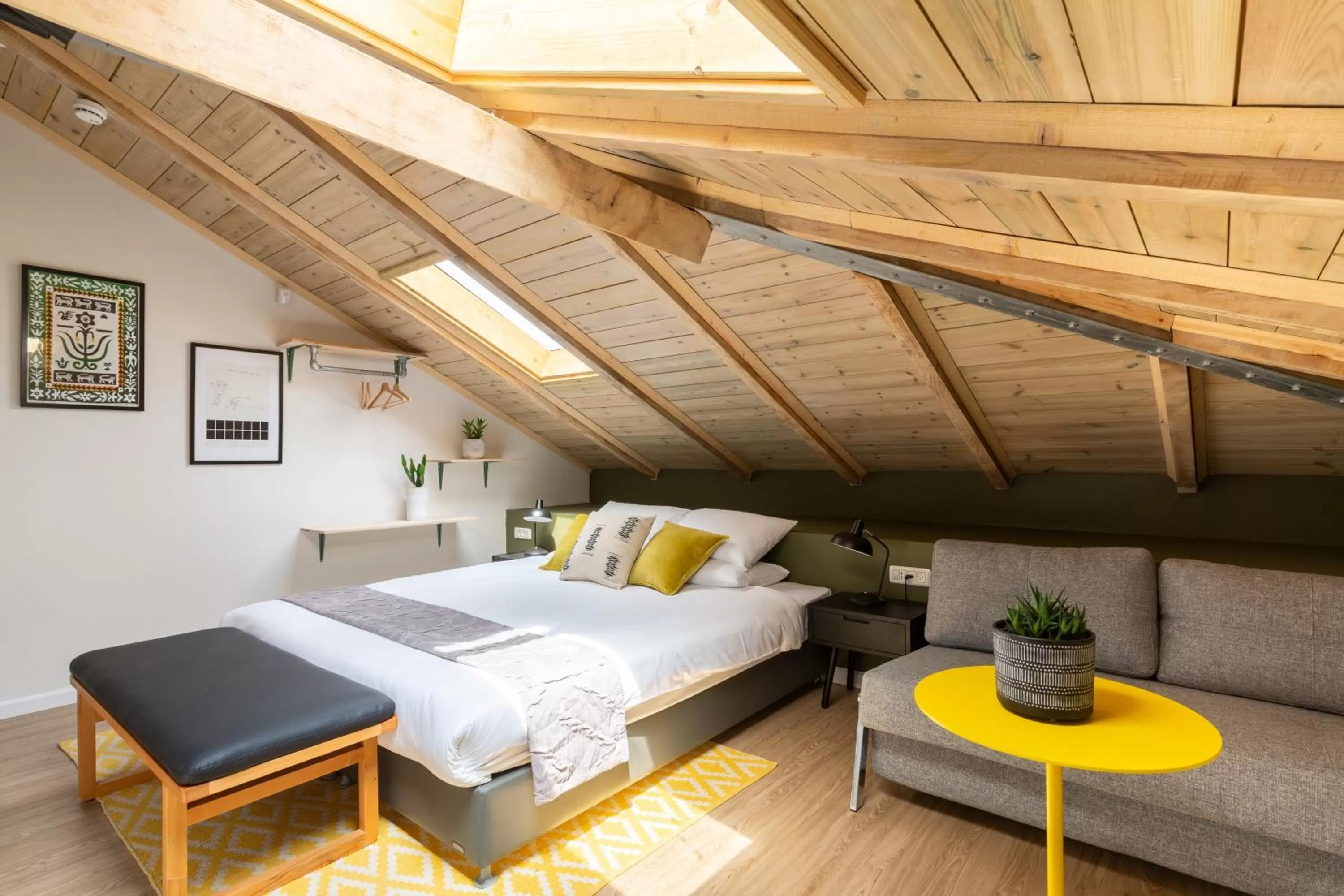 Bedroom in Selina Neve Tzedek Tel Aviv