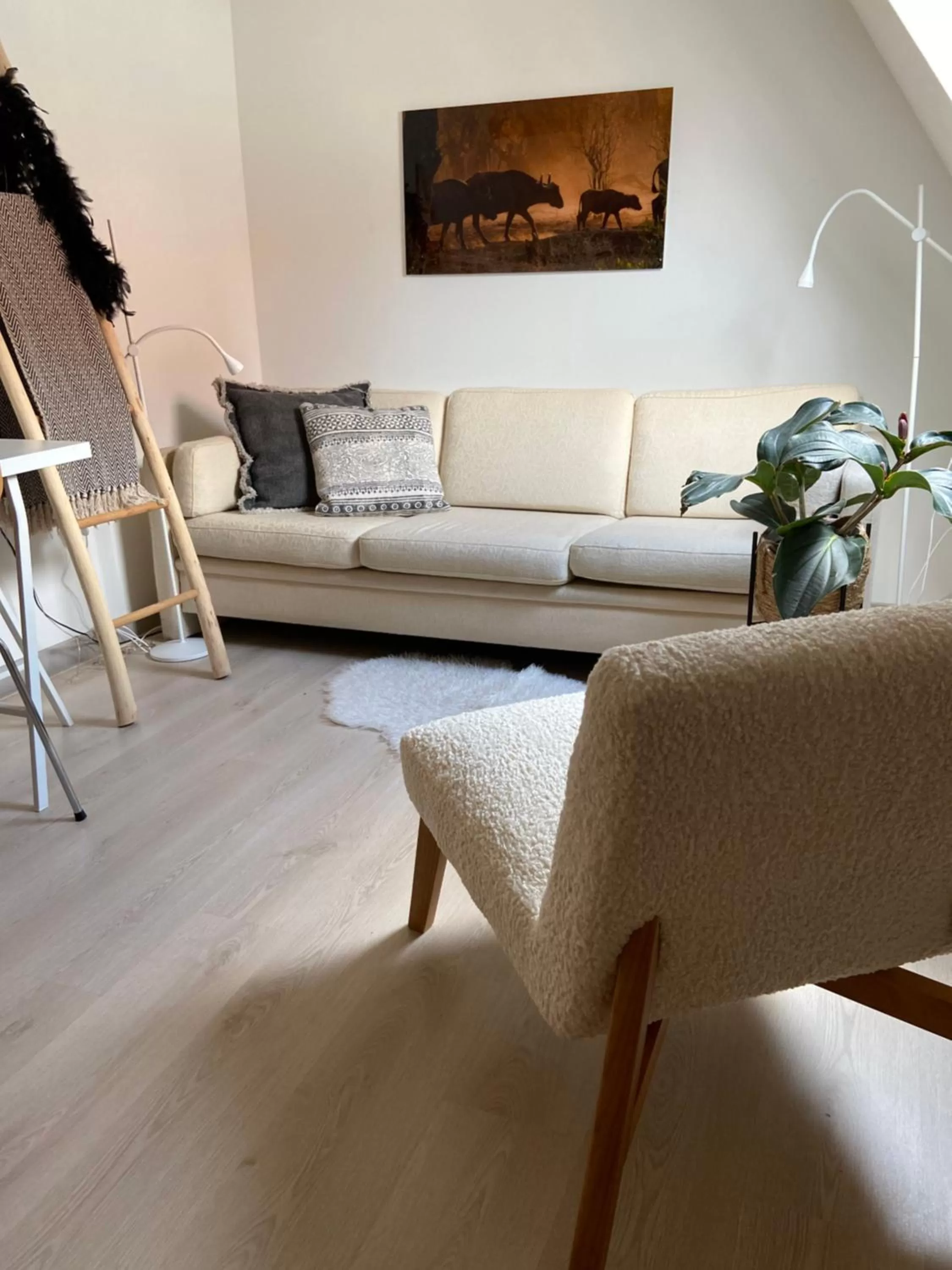 Living room, Seating Area in B&B Het Atelier