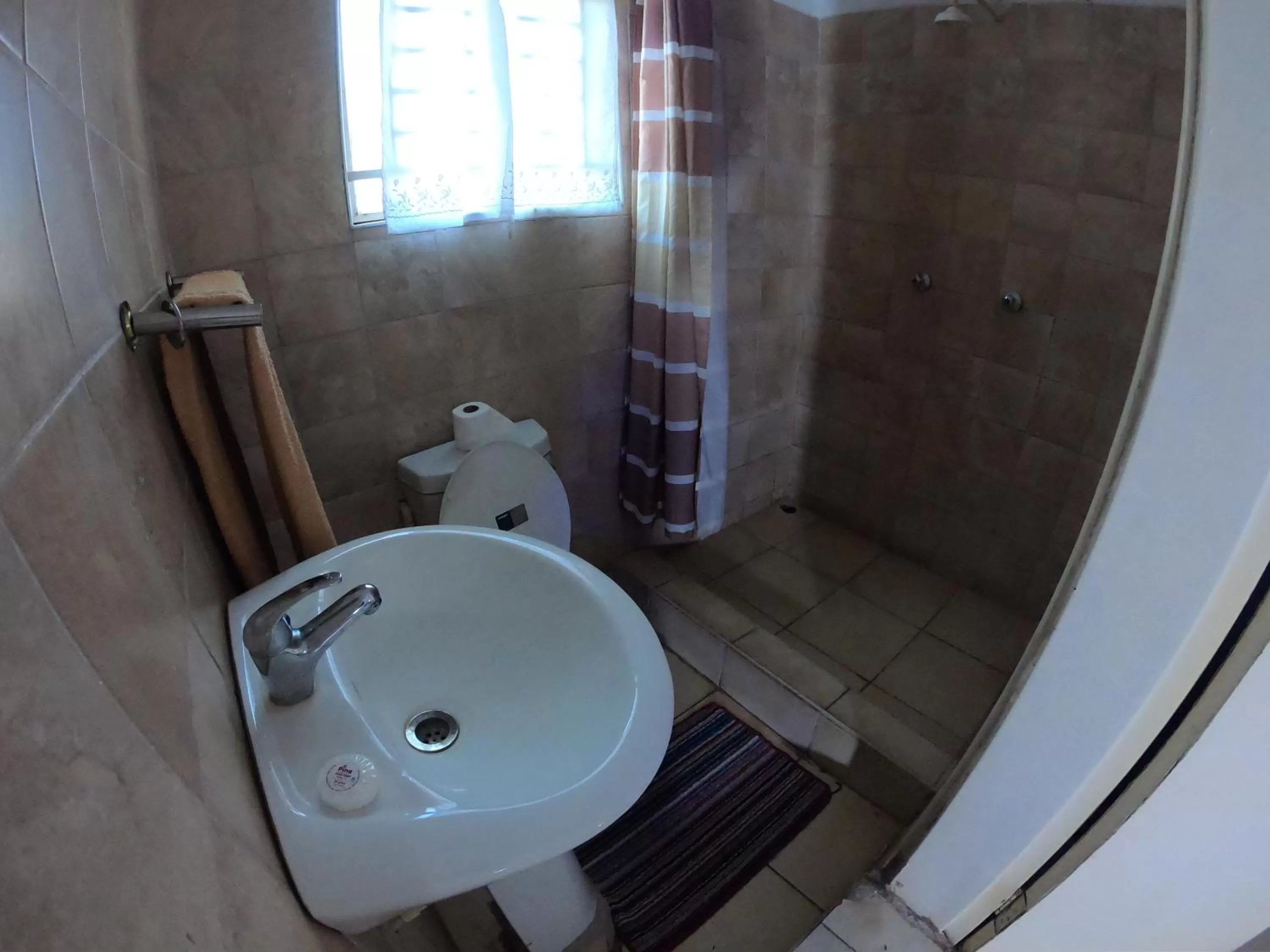 Shower in Golden Days Lodge