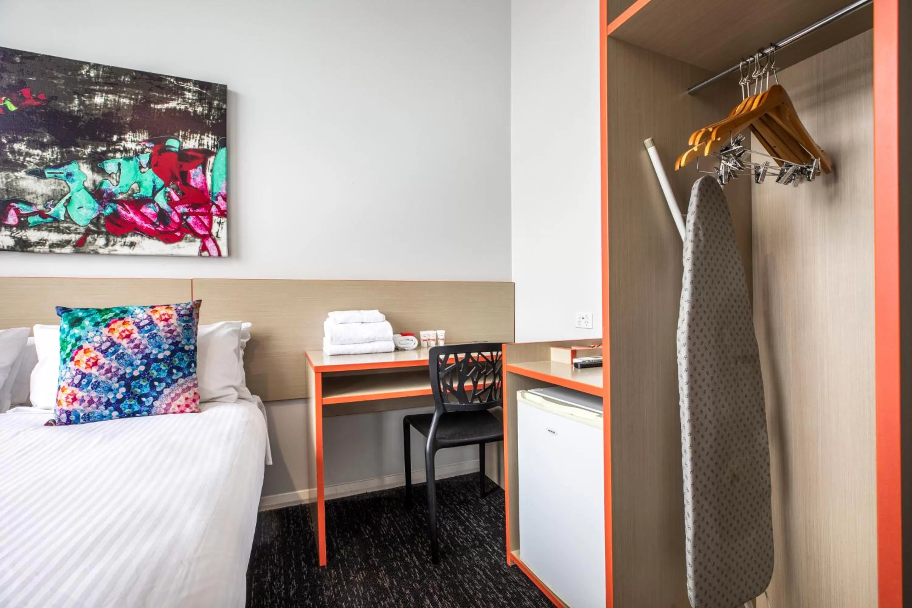 furniture, Bed in Nightcap at Ashley Hotel