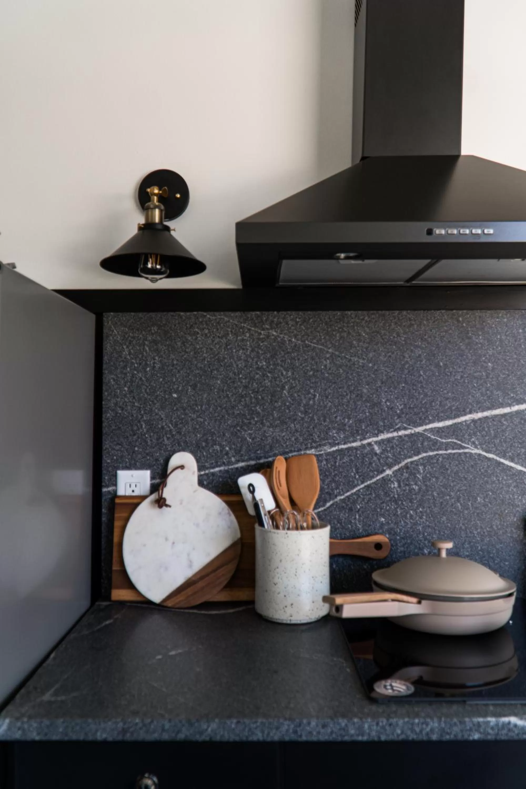 Kitchen or kitchenette in Ironwood Grove, Tiny House Hotel