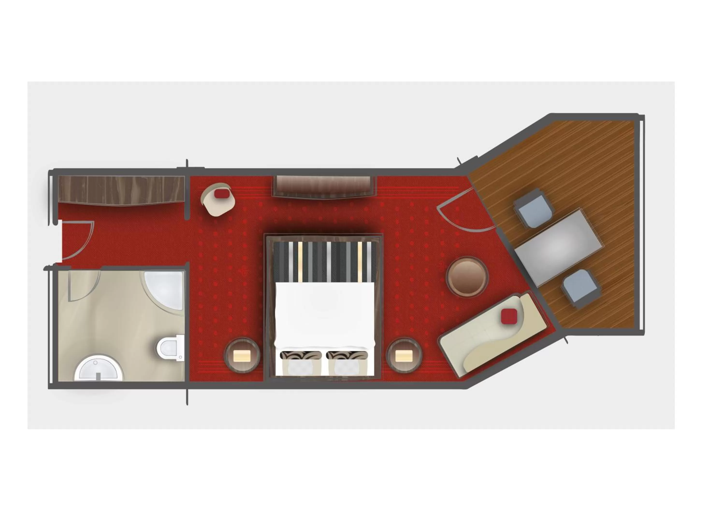Floor plan in Alpin & Wellness Resort Ludwig Royal