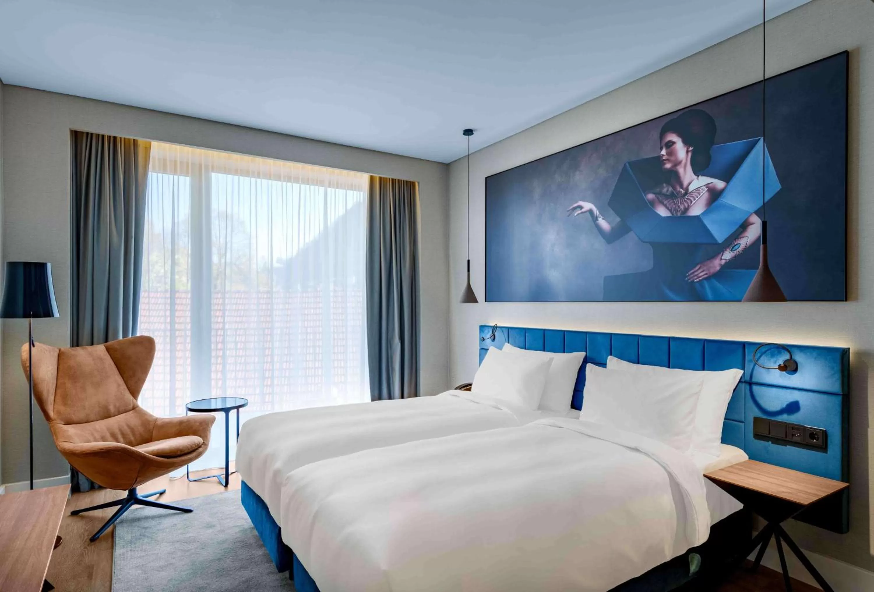 Bedroom, Bed in Radisson Blu Aurum Hotel, Brasov