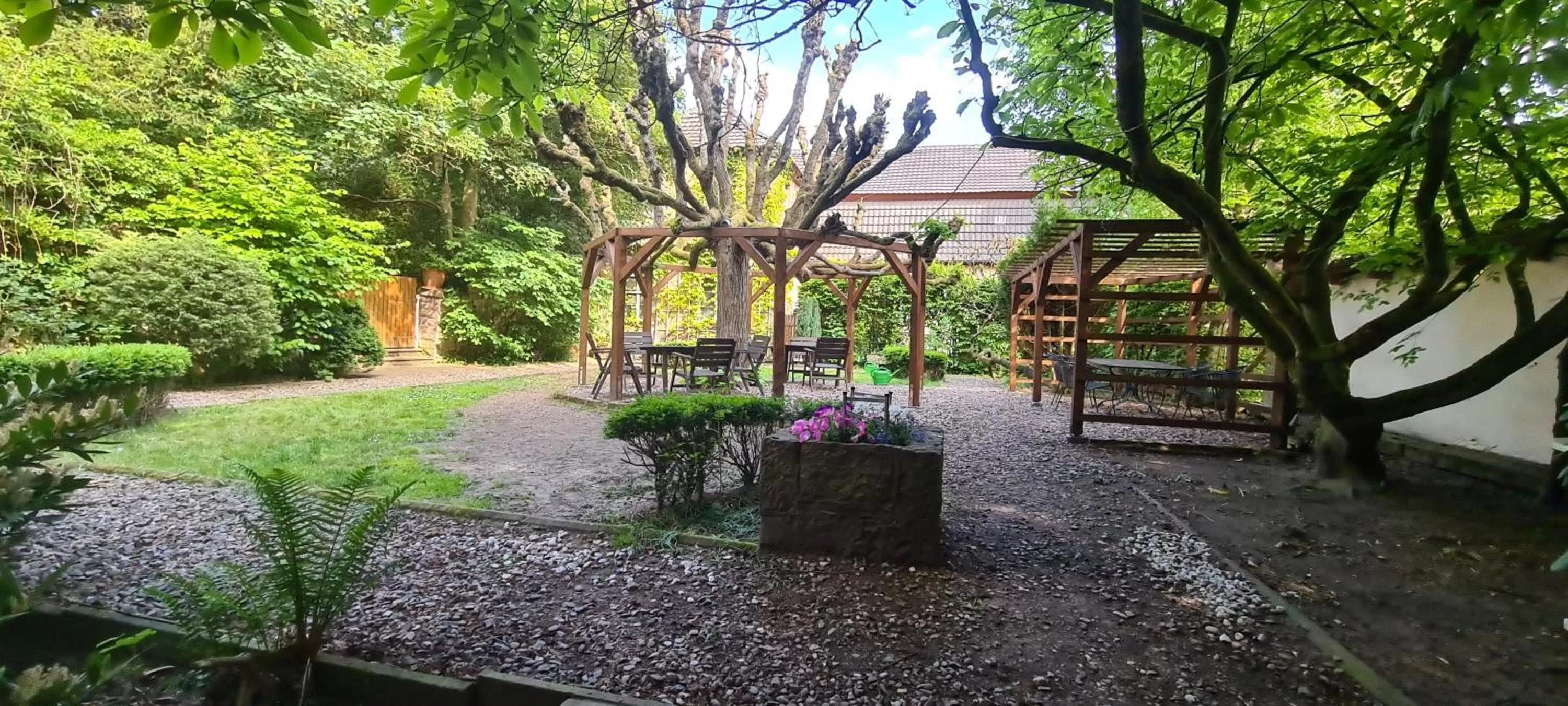 Patio in Historisches Hotel zum Schwan
