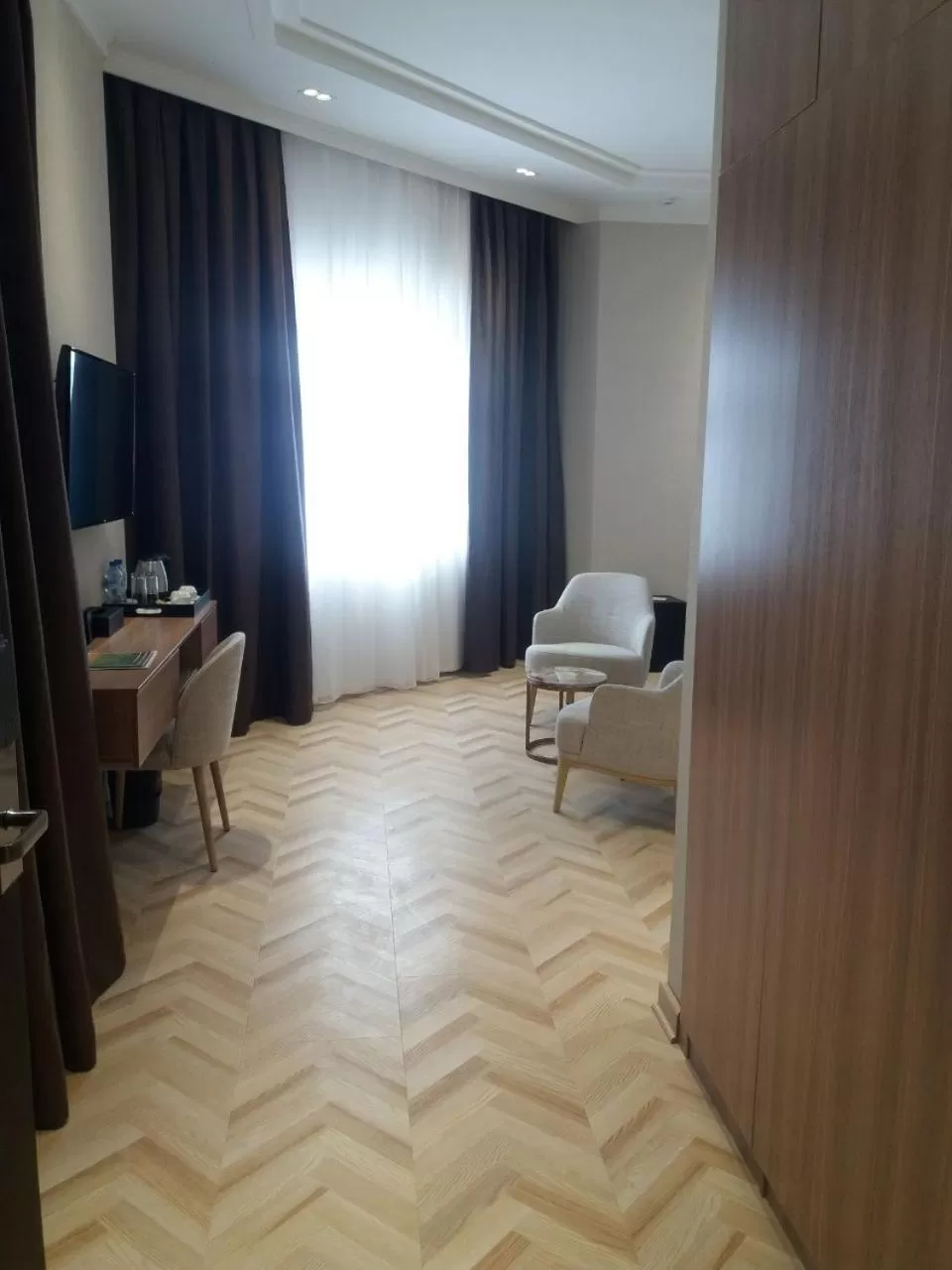 Bed in Termez Palace Hotel & Spa