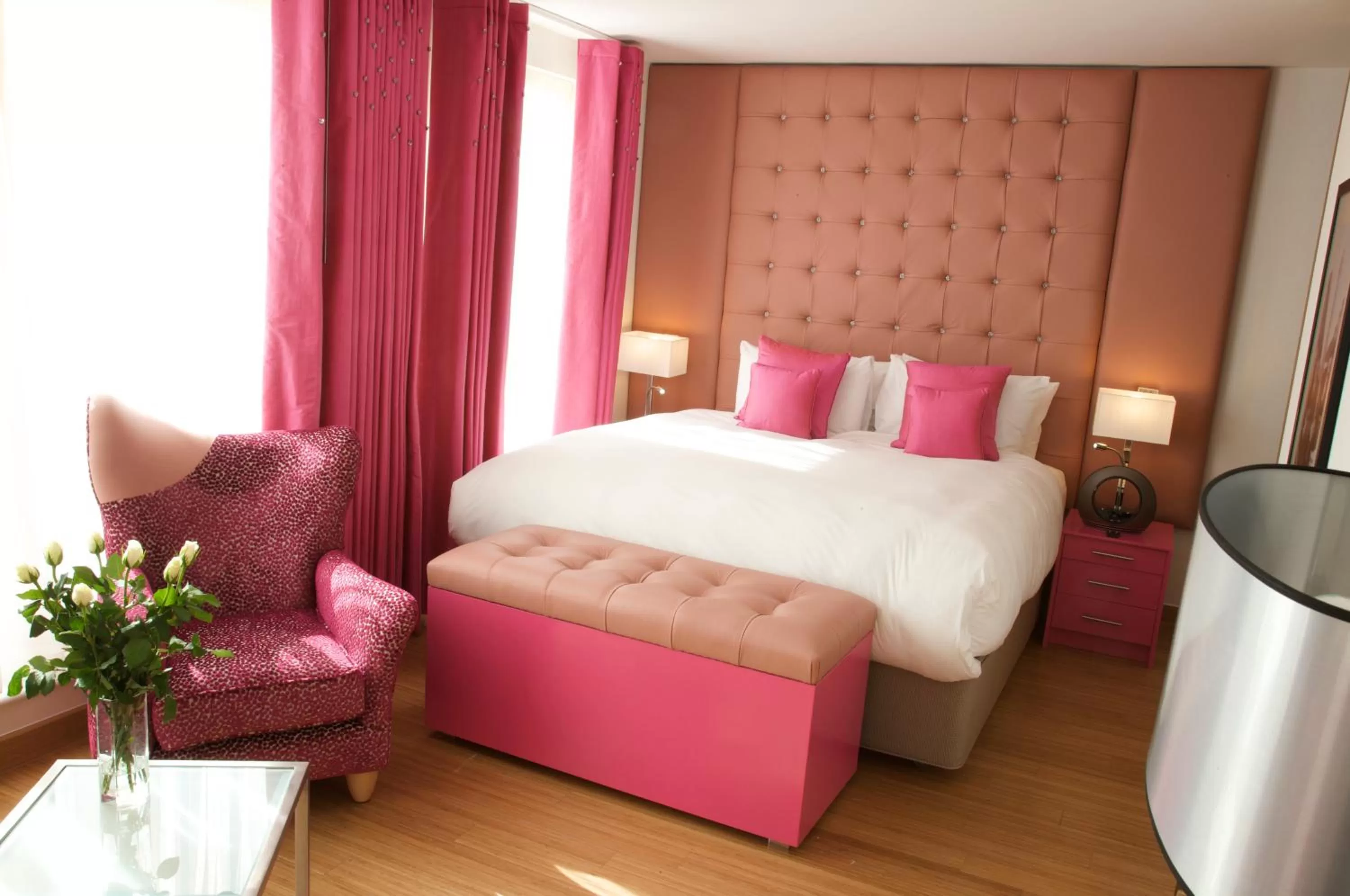 Bedroom, Bed in Bermondsey Square Hotel - A Bespoke Hotel