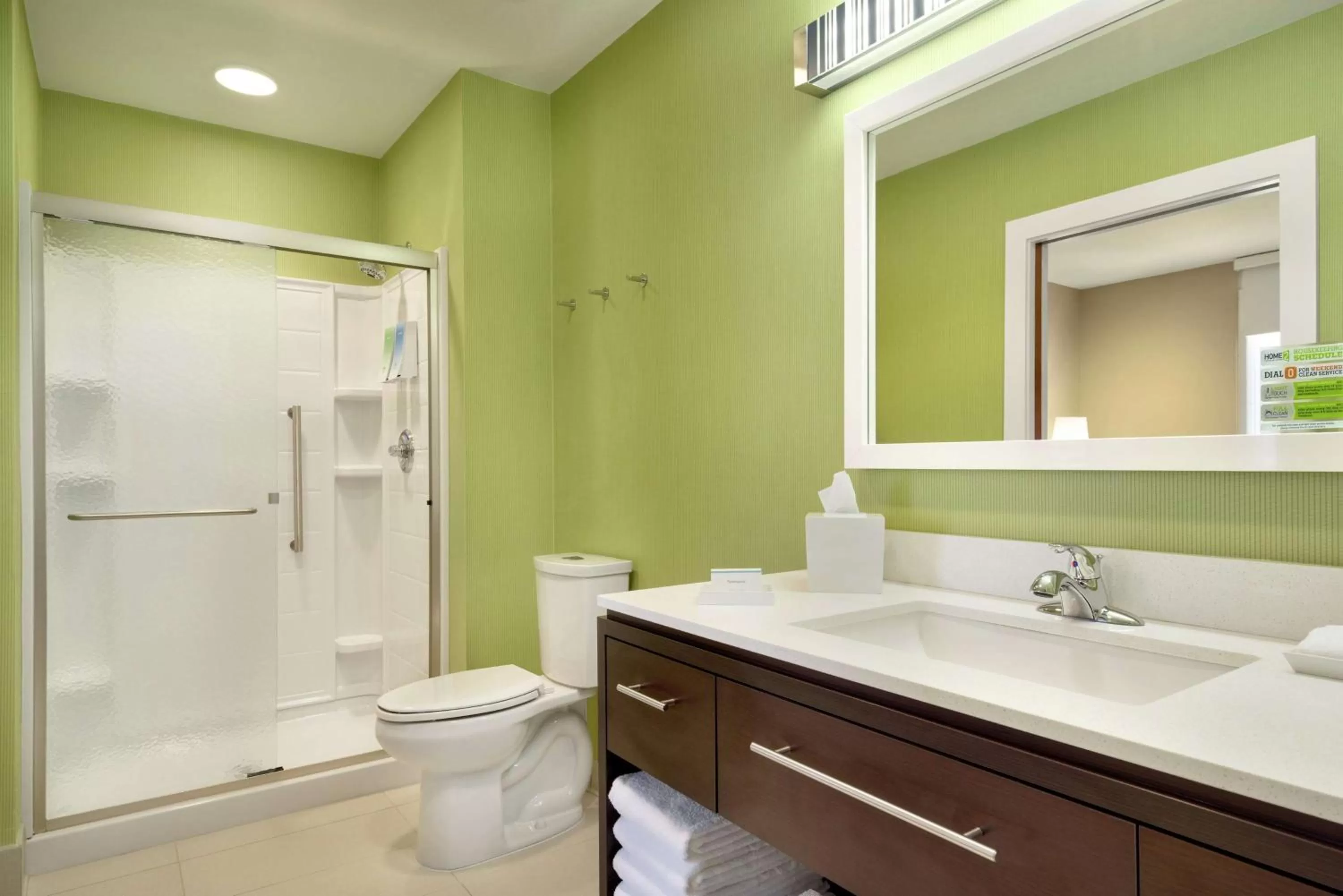 Bathroom in Home2 Suites By Hilton Leavenworth Downtown