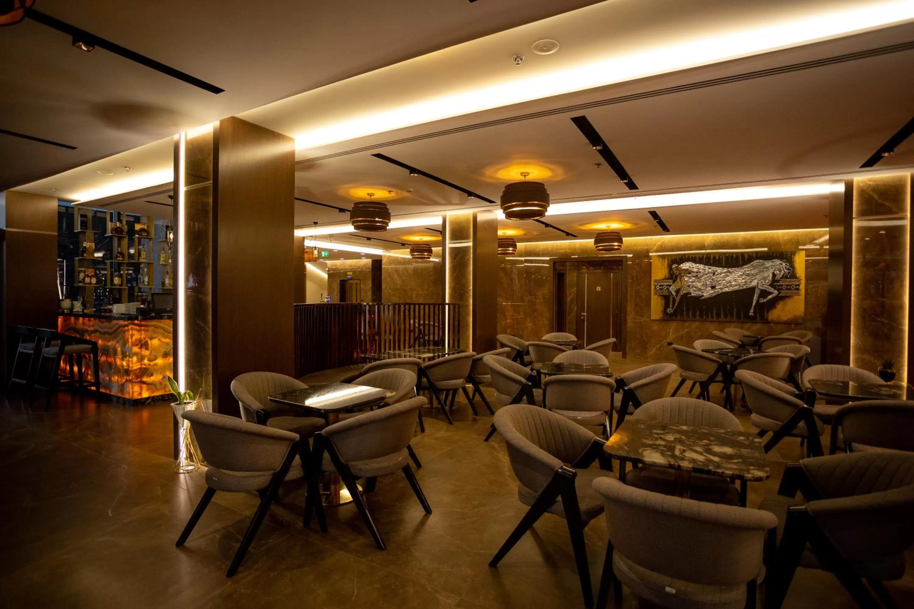 Lounge or bar in Deluxe Resort and SPA