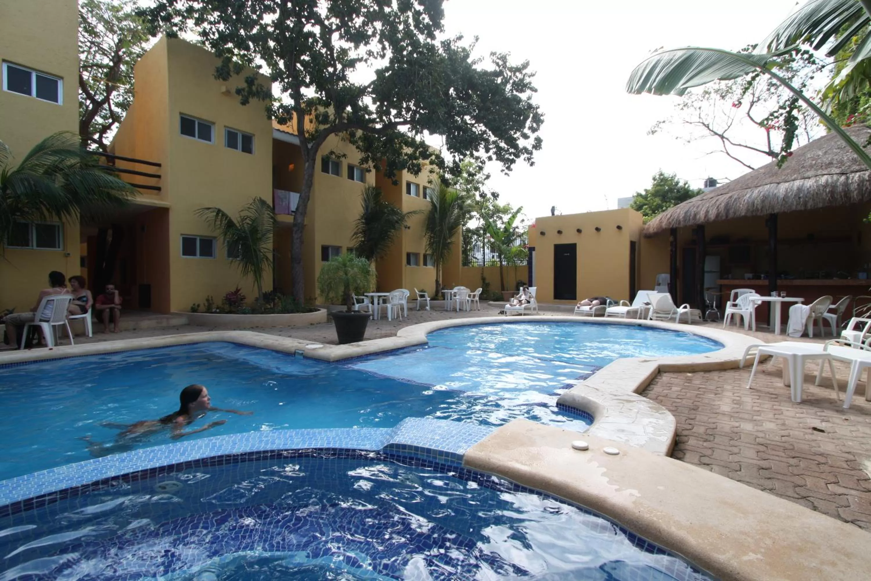 Swimming pool in Hotel LunaSol