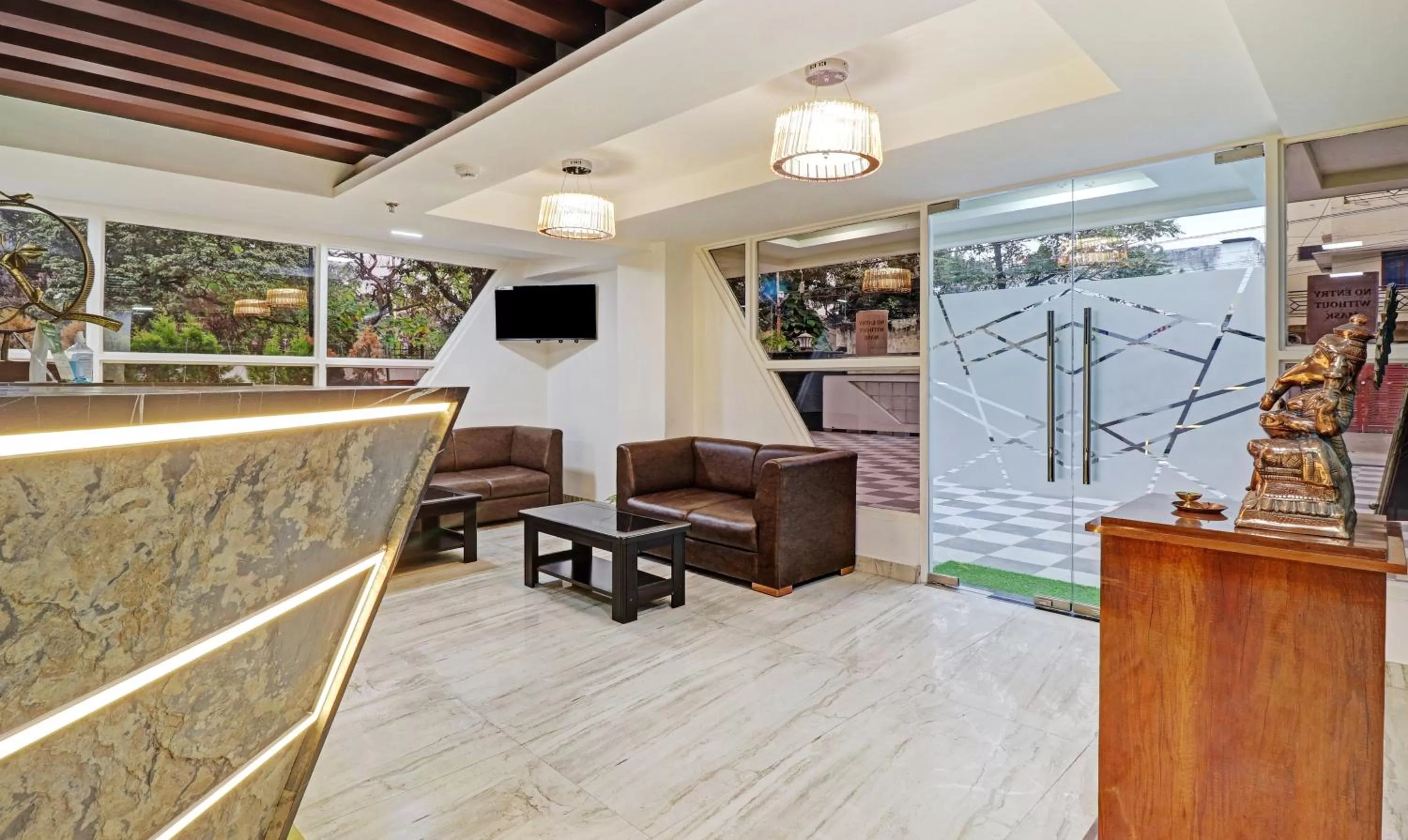 Lobby or reception in Treebo Kanopy Greens