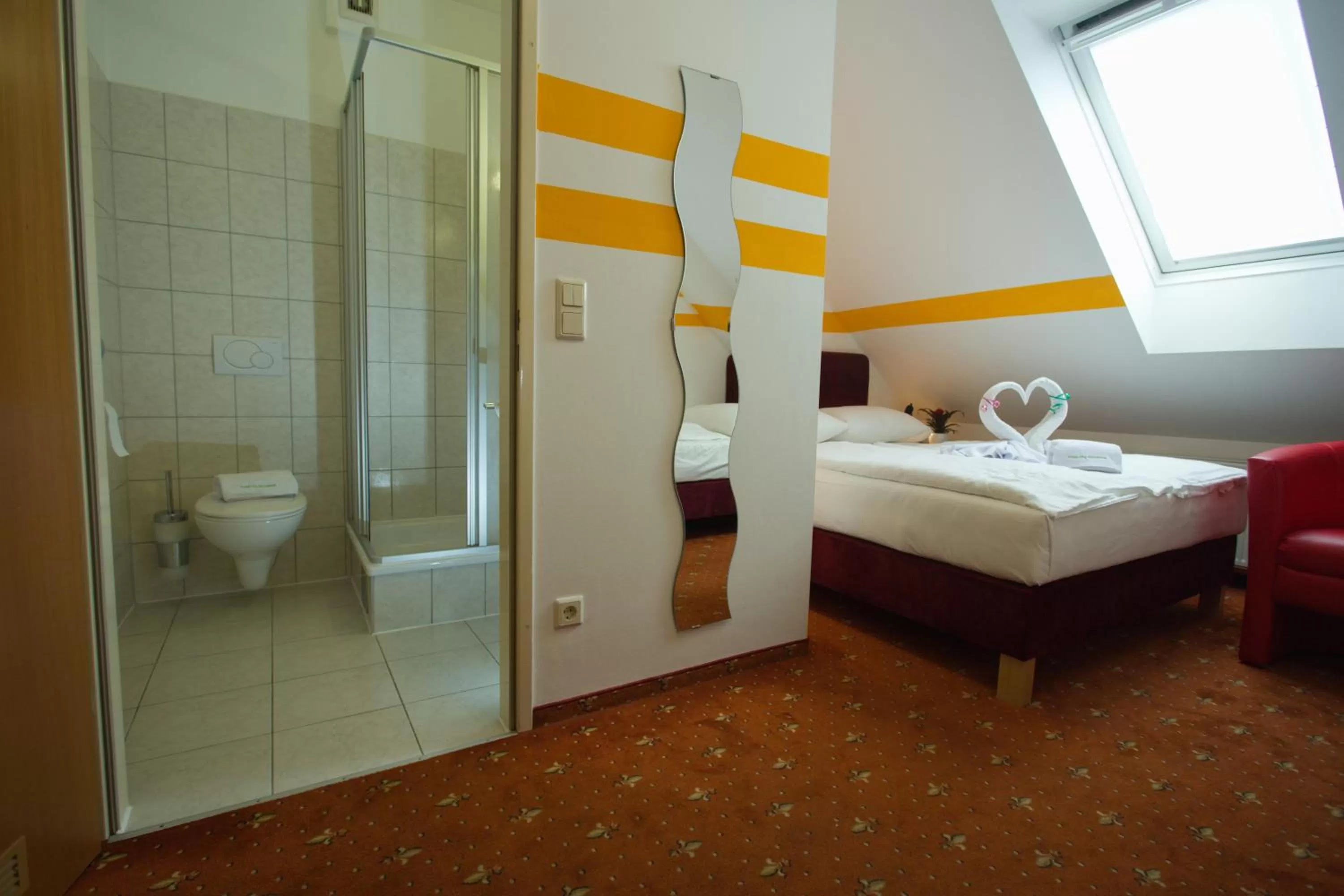 Bed in Hotel City Residence